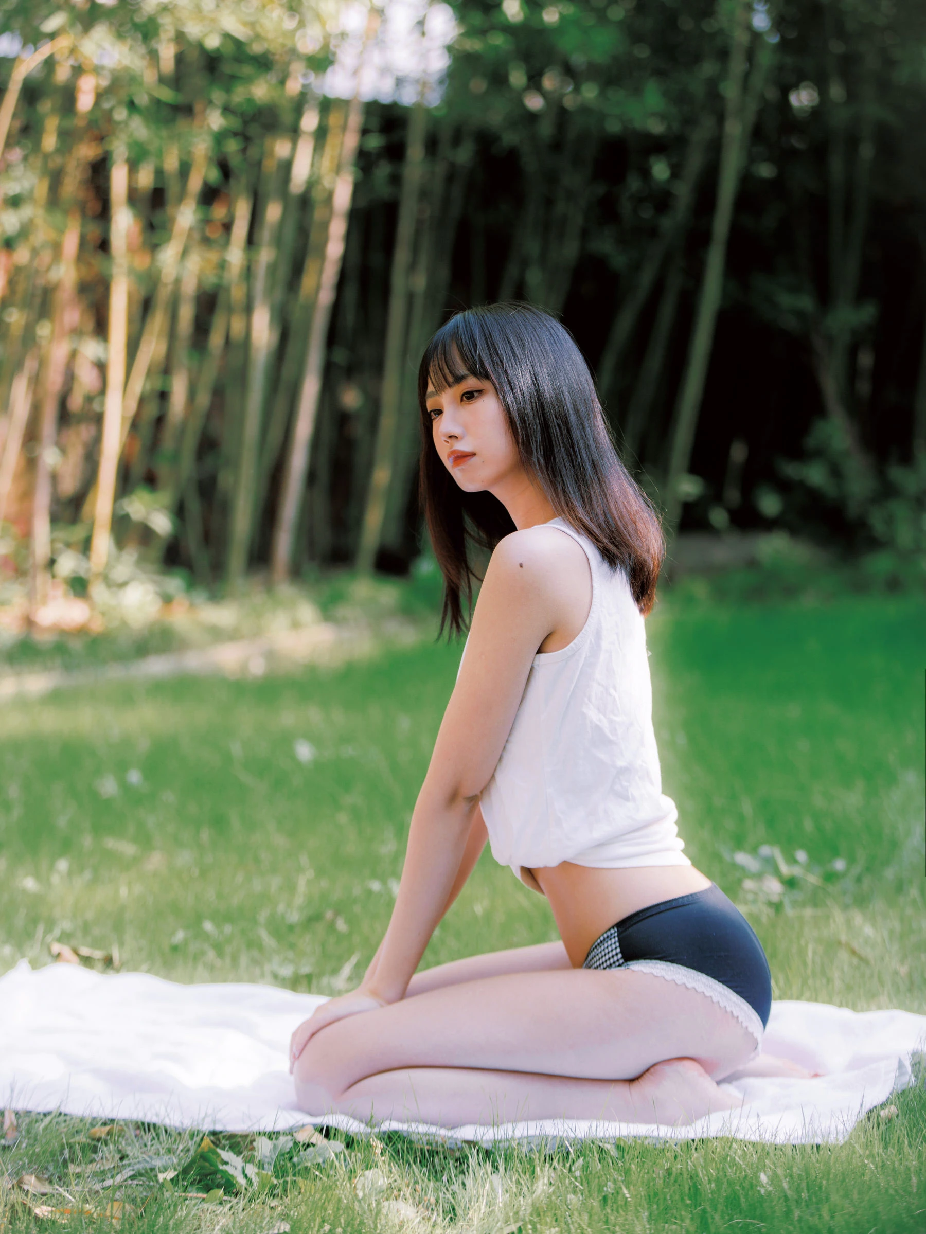 [美女]韓雨晴珍藏作品作品：攝影棚攝影甜美彰顯韓雨晴身材曲線韻味綻放寫真集 - 23