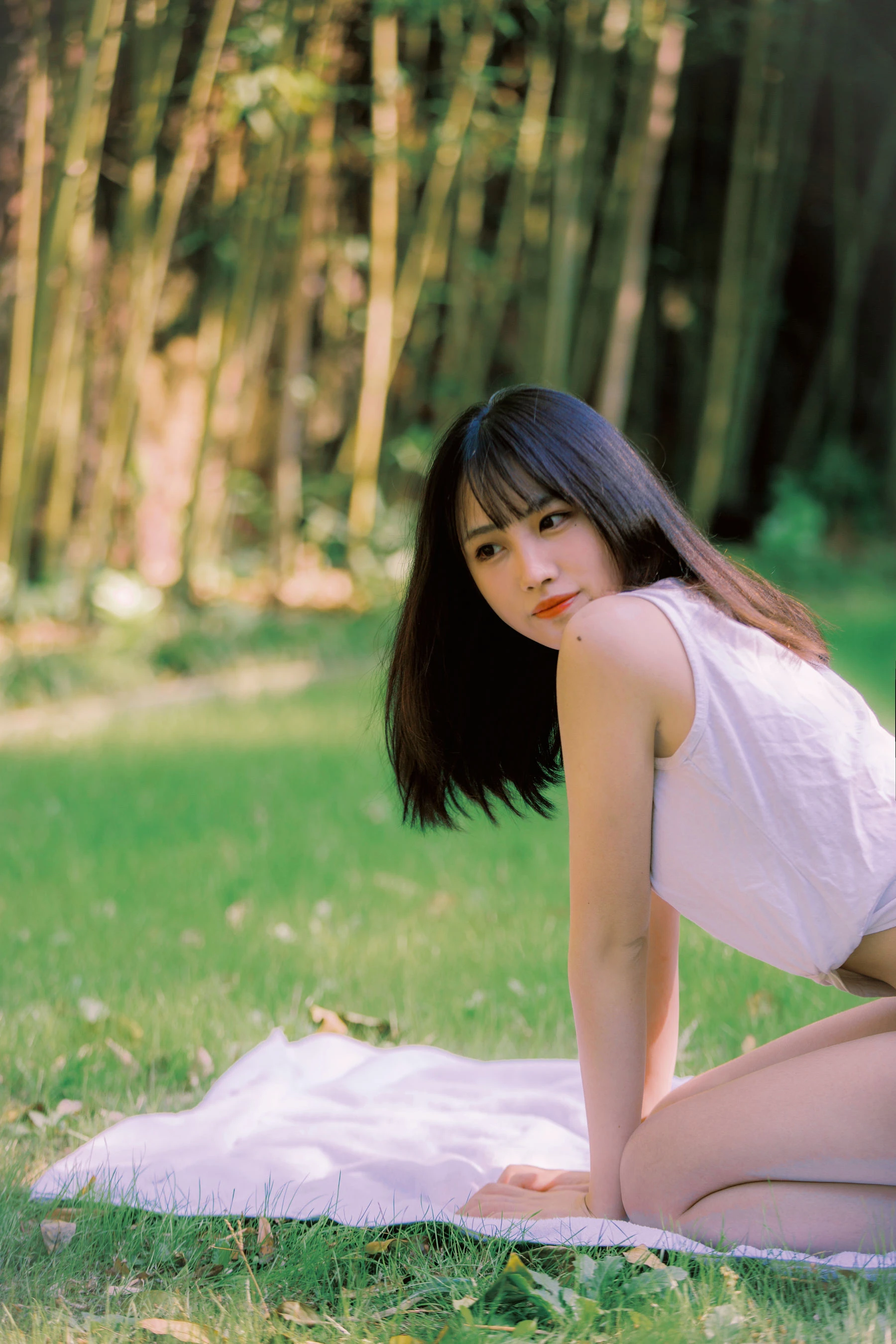 [美女]韓雨晴珍藏作品作品：攝影棚攝影甜美彰顯韓雨晴身材曲線韻味綻放寫真集 - 24