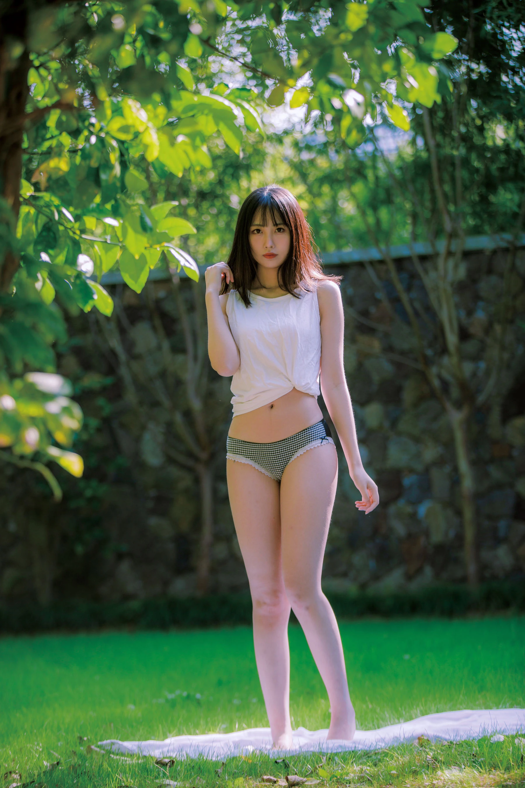 [美女]韓雨晴珍藏作品作品：攝影棚攝影甜美彰顯韓雨晴身材曲線韻味綻放寫真集 - 32