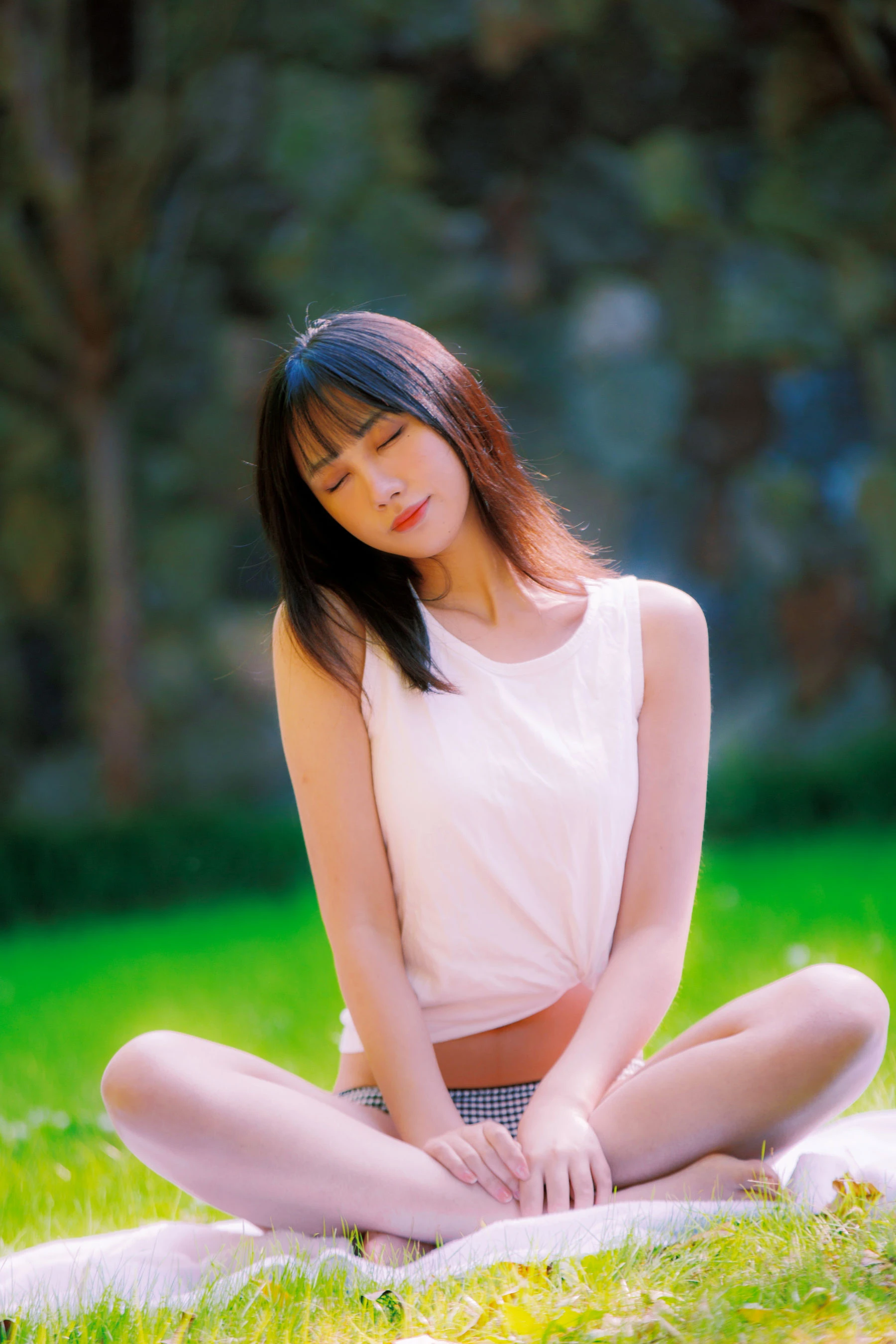 [美女]韓雨晴珍藏作品作品：攝影棚攝影甜美彰顯韓雨晴身材曲線韻味綻放寫真集 - 35
