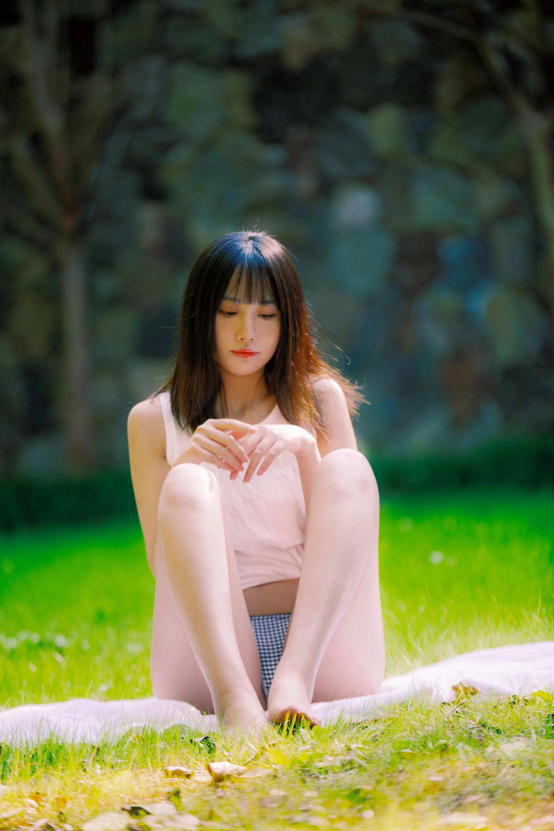 [美女]韓雨晴珍藏作品作品：攝影棚攝影甜美彰顯韓雨晴身材曲線韻味綻放寫真集 - 36