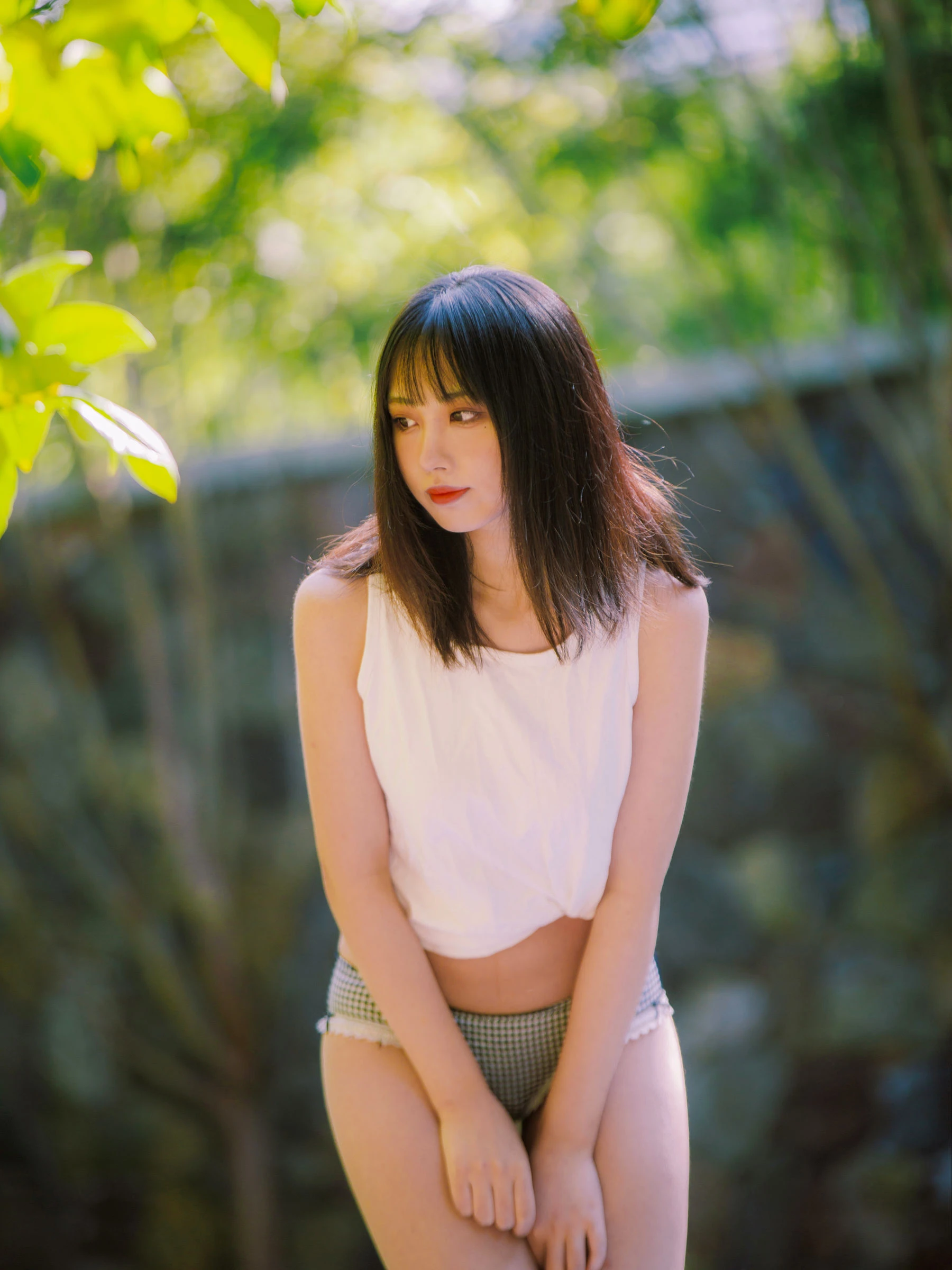 [美女]韓雨晴珍藏作品作品：攝影棚攝影甜美彰顯韓雨晴身材曲線韻味綻放寫真集 - 37