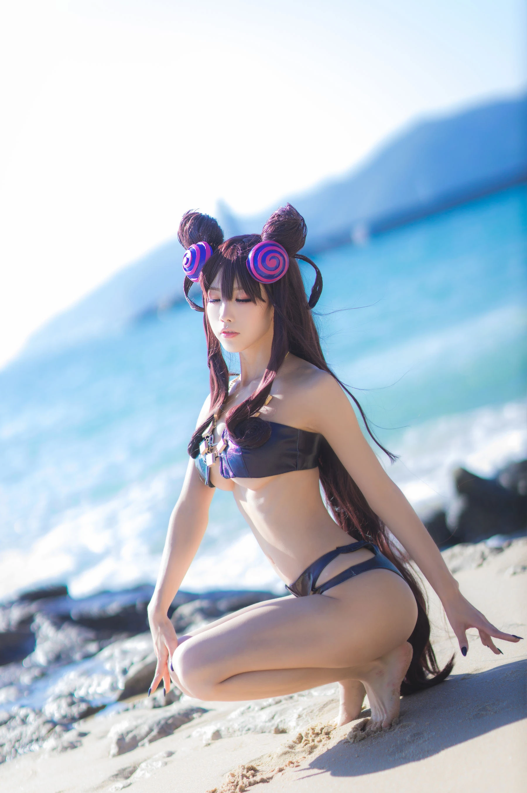[辣妹]胡雅婷高清街拍寫真藝術：胡雅婷甜美韻味彰顯美胸完美曲線寫真 - 17