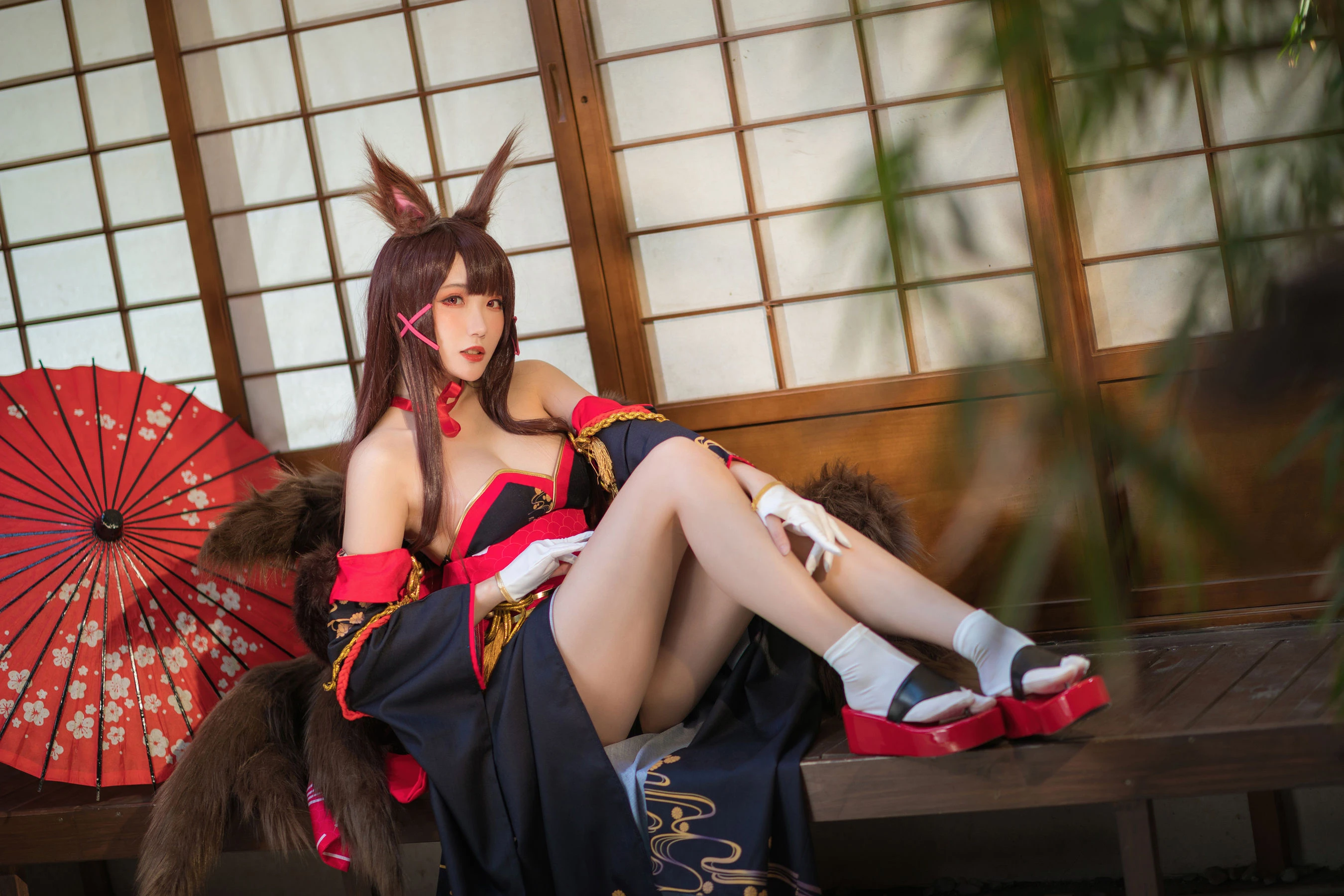[Showgirl]馬梓涵首發大片作品：戶外攝影魅惑展現馬梓涵翹臀曲線風情綻放寫真集 - 1