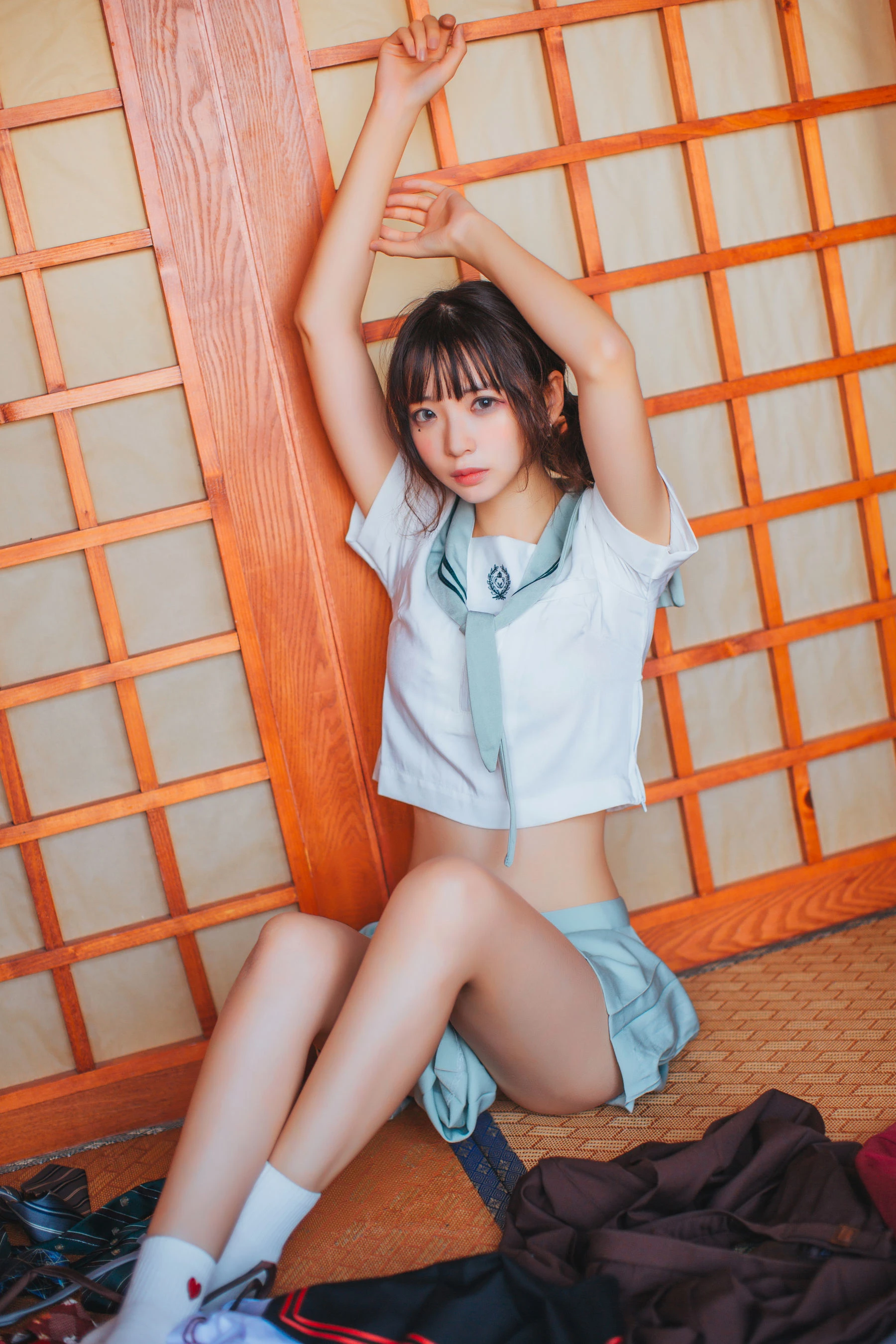 [美模]馮思穎大圖大片作品：攝影棚攝影甜美綻放馮思穎身材曲線神韻綻放寫真集 - 11