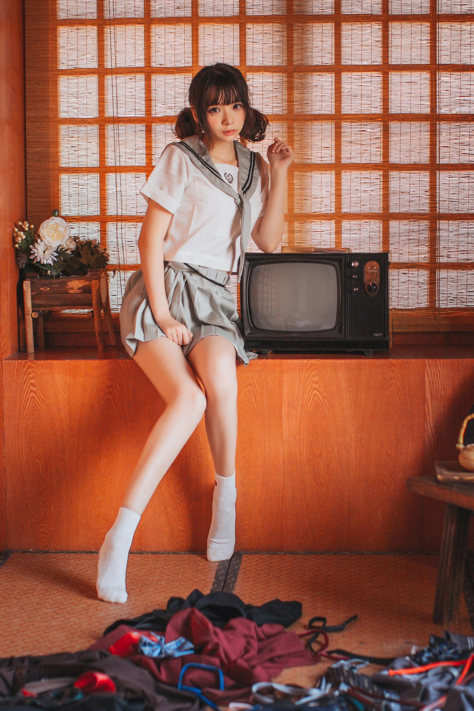 [美模]馮思穎大圖大片作品：攝影棚攝影甜美綻放馮思穎身材曲線神韻綻放寫真集 - 5