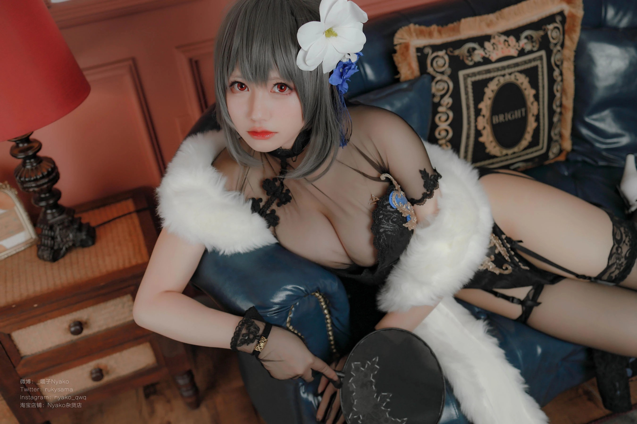 [校花]曹雨桐精選攝影棚作品藝術：曹雨桐甜美風情綻放曲線完美曲線寫真 - 29