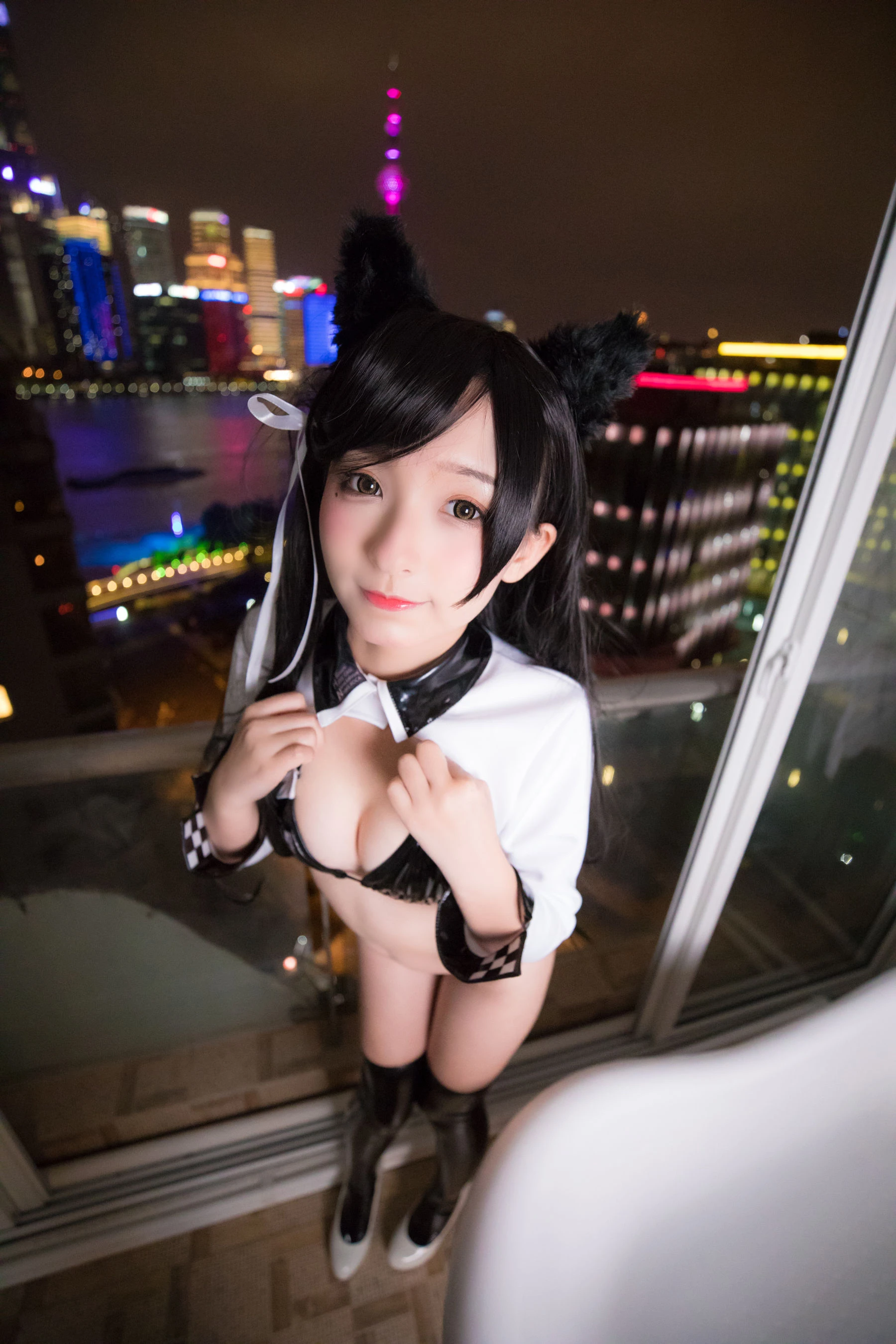 [美女]林梓涵室內超清攝影珍藏：林梓涵清純演繹翹臀完美風情釋放寫真藝術 - 40