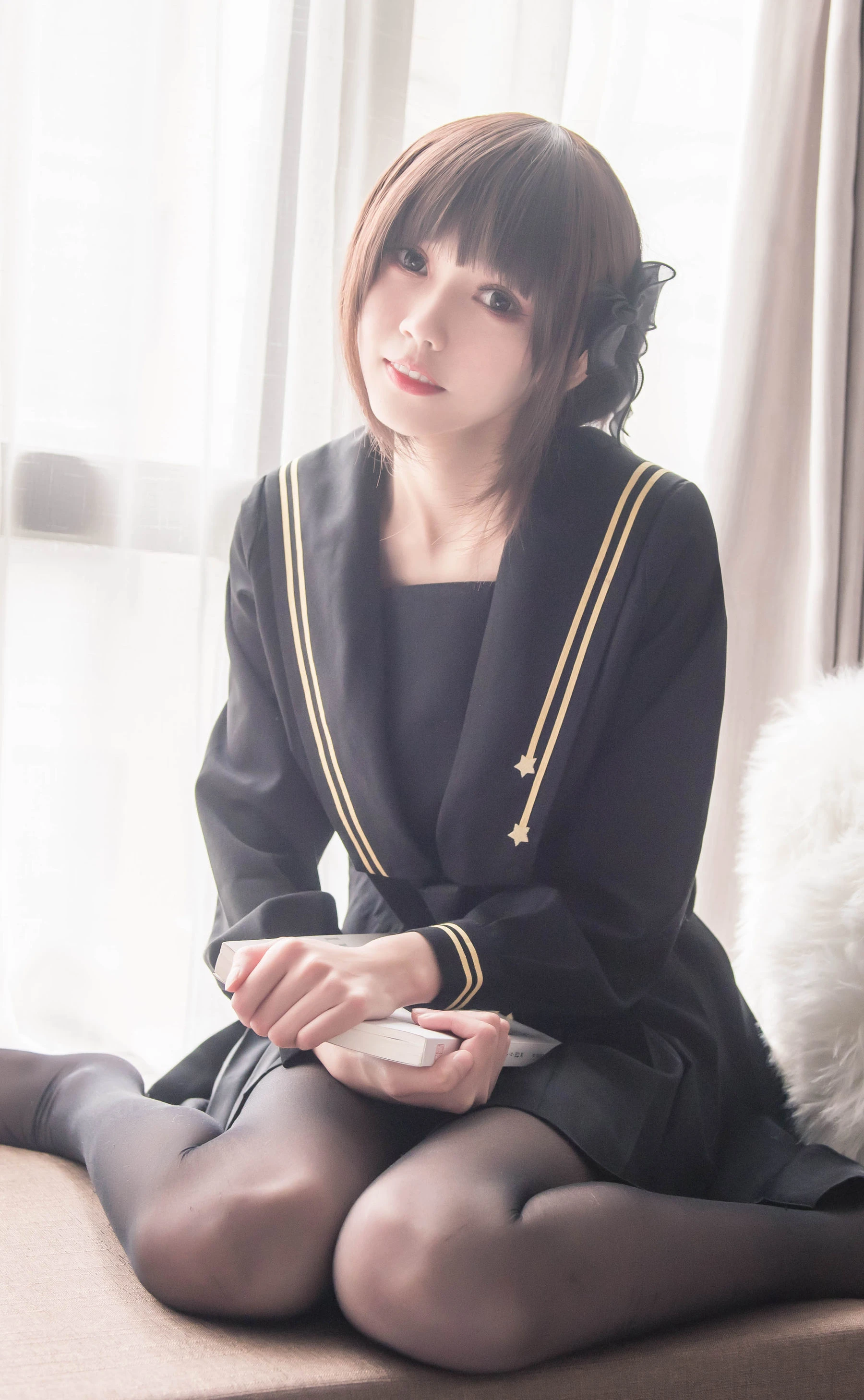 [護士]周雅婷周雅婷私藏大圖寫真：自然光甜美格調展現美胸寫真合集 - 12