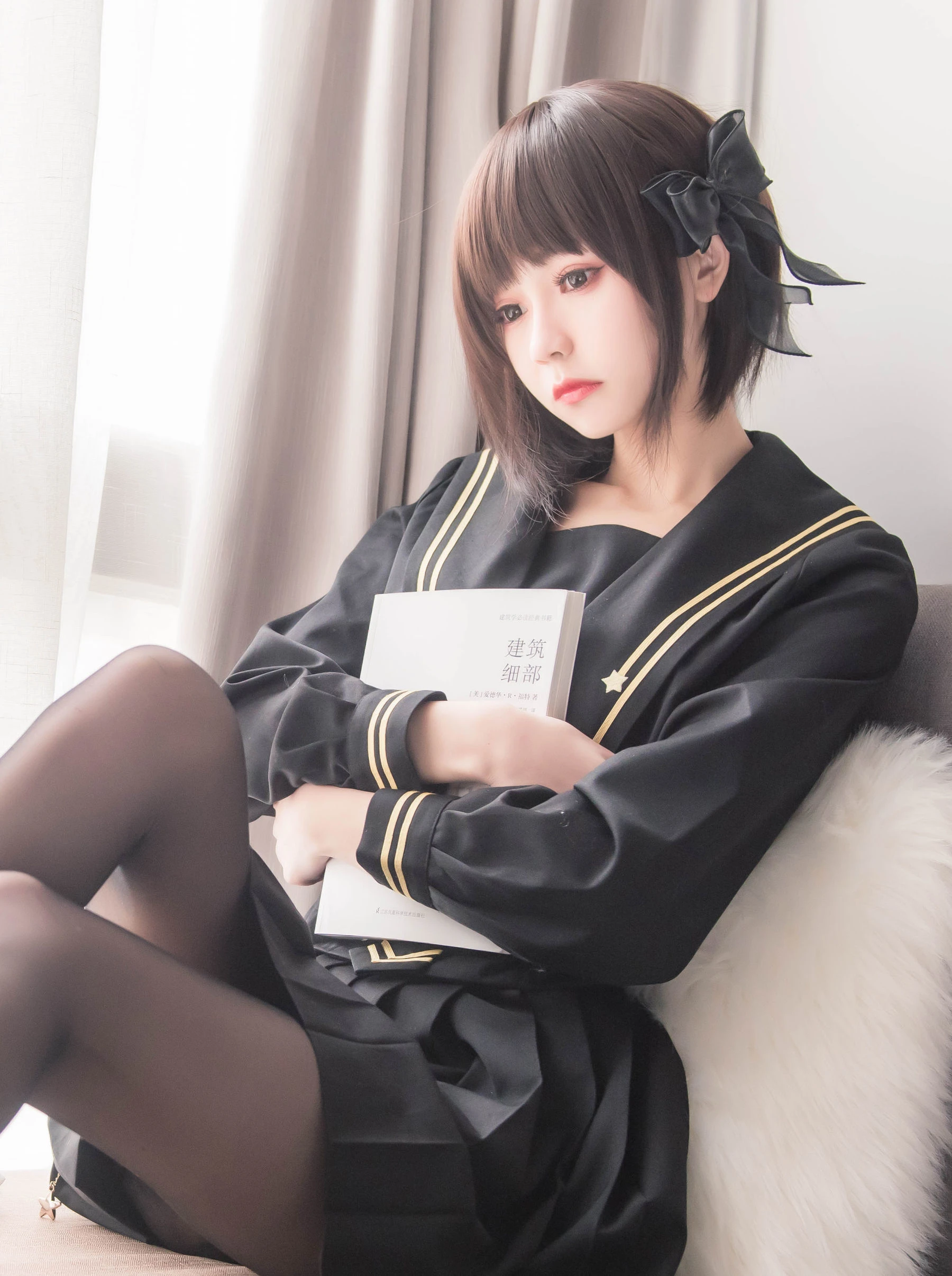[護士]周雅婷周雅婷私藏大圖寫真：自然光甜美格調展現美胸寫真合集 - 3