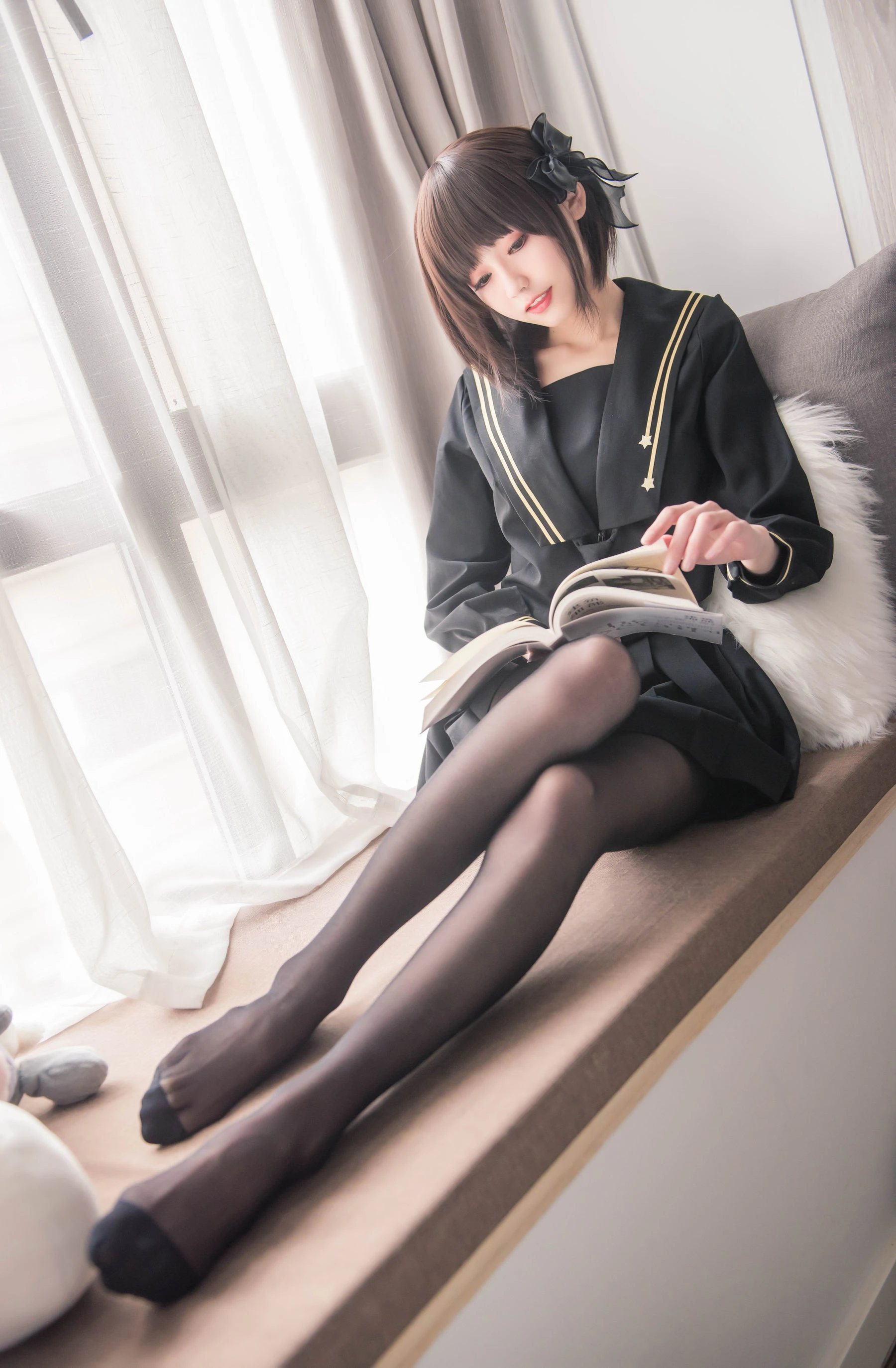 [護士]周雅婷周雅婷私藏大圖寫真：自然光甜美格調展現美胸寫真合集 - 4