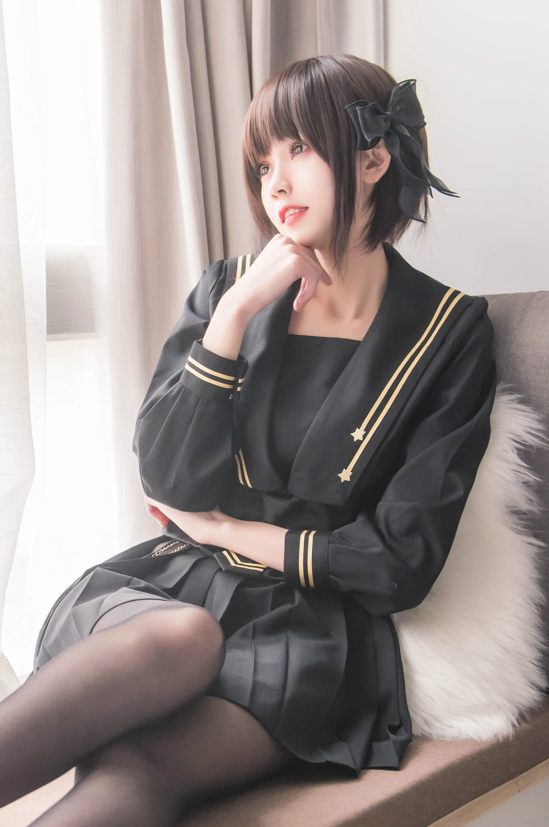 [護士]周雅婷周雅婷私藏大圖寫真：自然光甜美格調展現美胸寫真合集 - 6