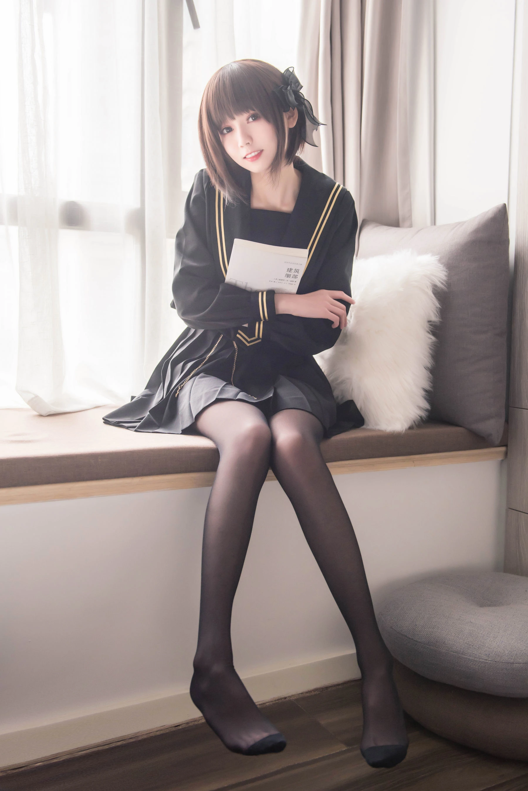 [護士]周雅婷周雅婷私藏大圖寫真：自然光甜美格調展現美胸寫真合集 - 7
