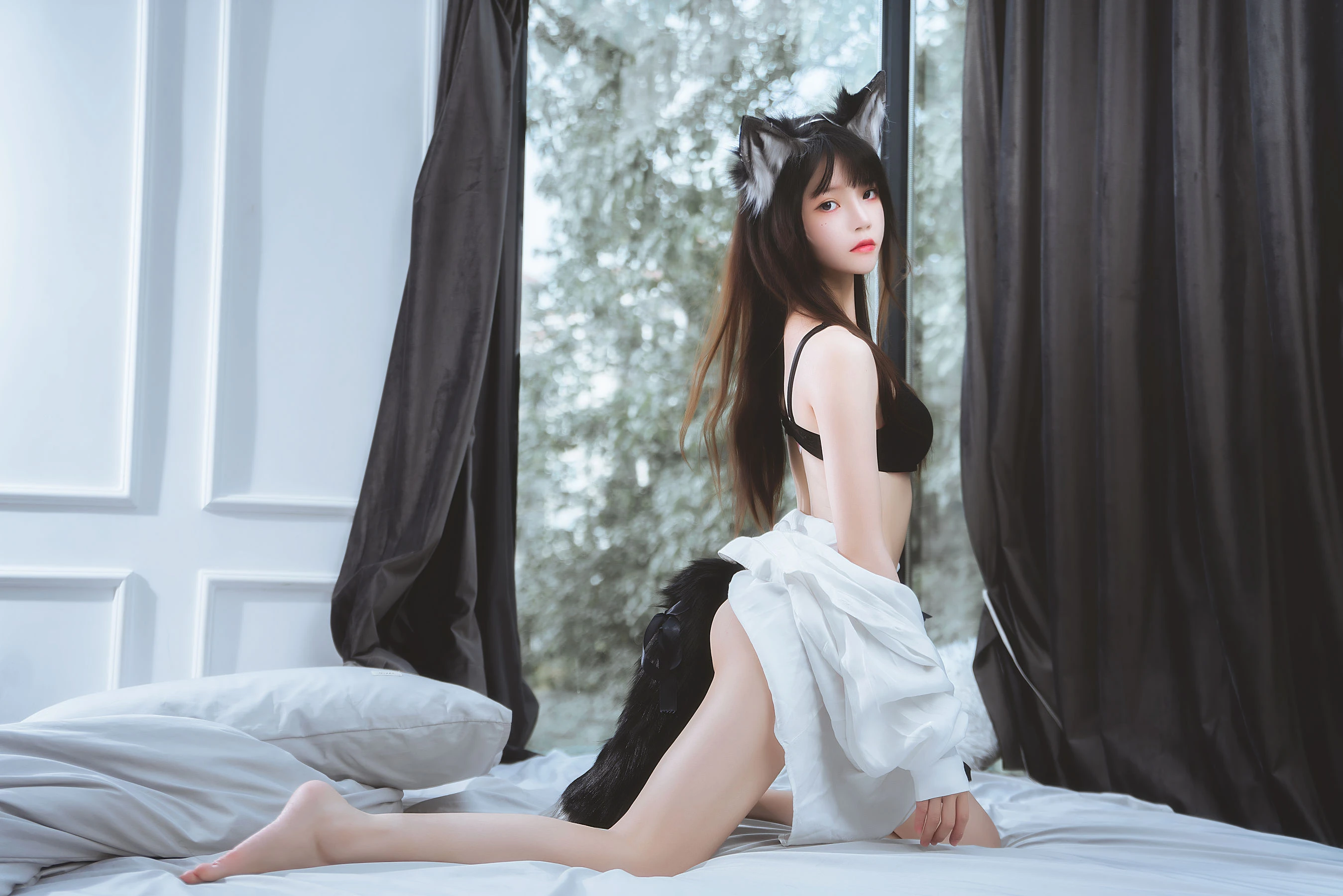 [校花]李詩怡超清寫真作品：自然光攝影性感演繹李詩怡曲線曲線風採綻放寫真集 - 44