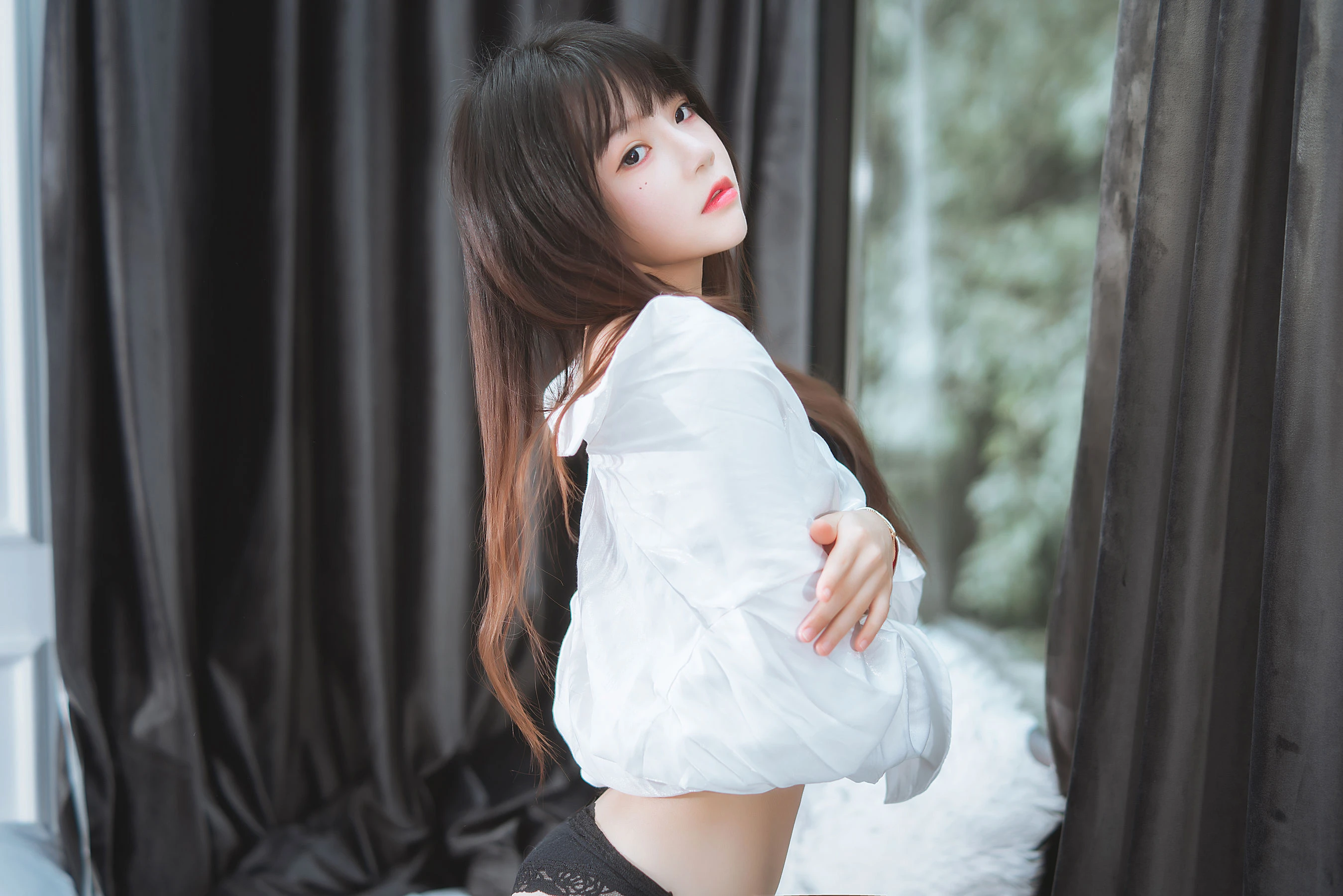 [校花]李詩怡超清寫真作品：自然光攝影性感演繹李詩怡曲線曲線風採綻放寫真集 - 8
