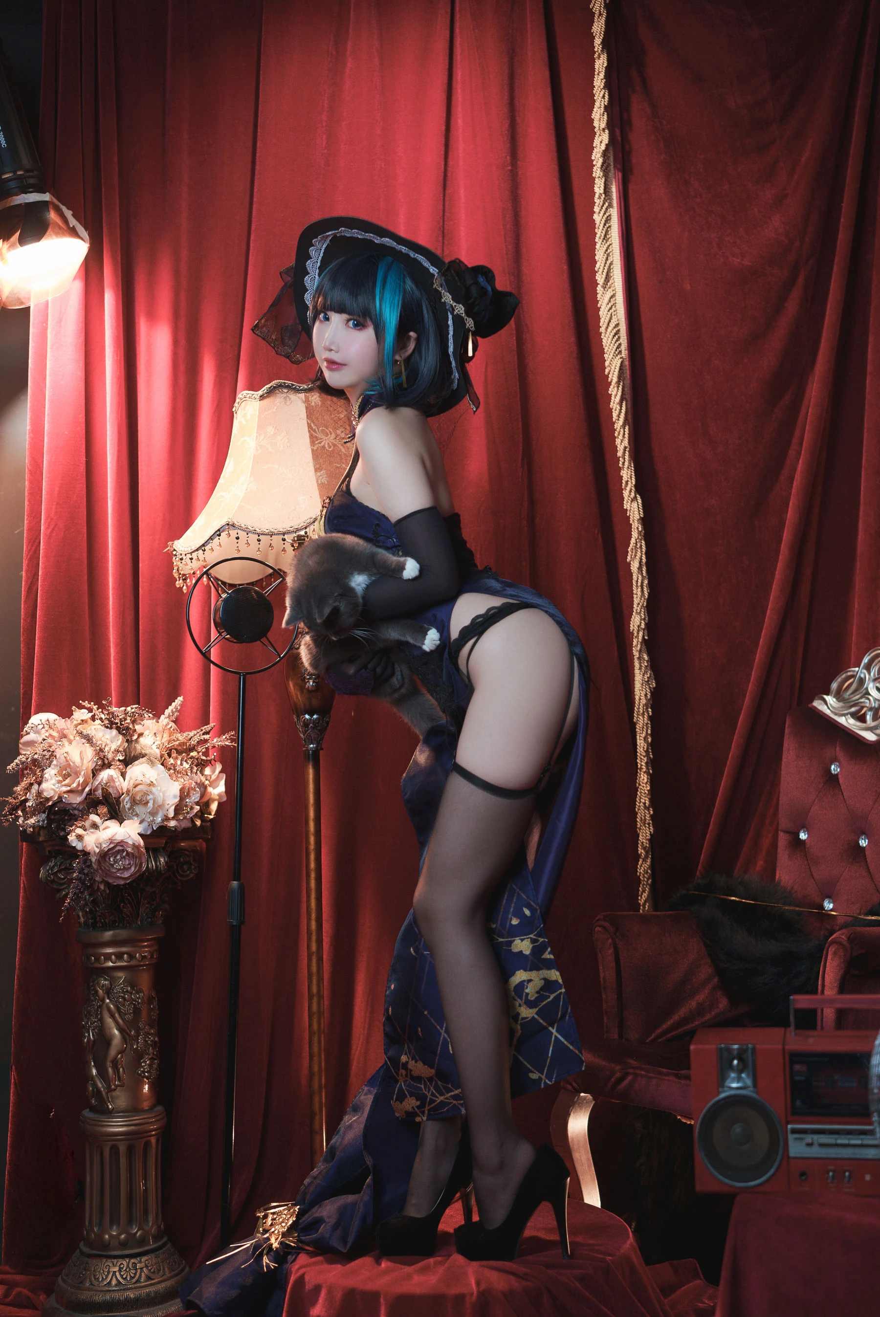 [Showgirl]謝思雨謝思雨甜美魅力美圖大賞：室內大圖美圖演繹翹臀誘惑美學 - 13