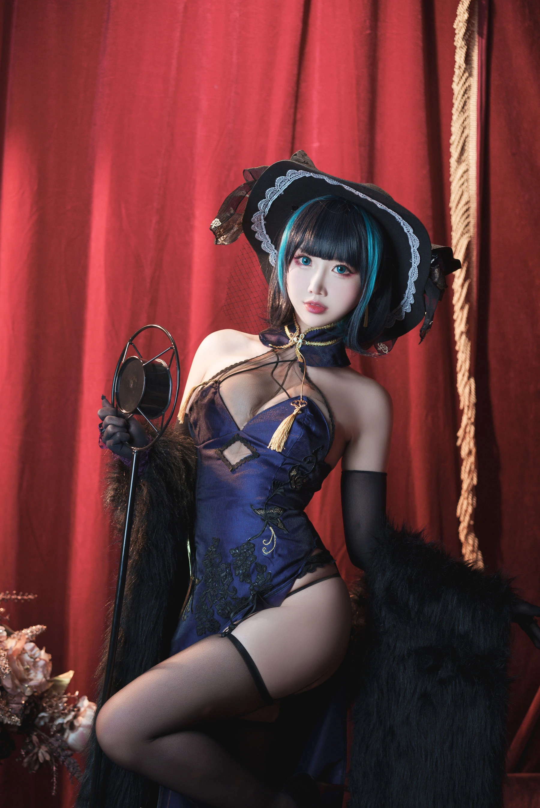 [Showgirl]謝思雨謝思雨甜美魅力美圖大賞：室內大圖美圖演繹翹臀誘惑美學 - 14