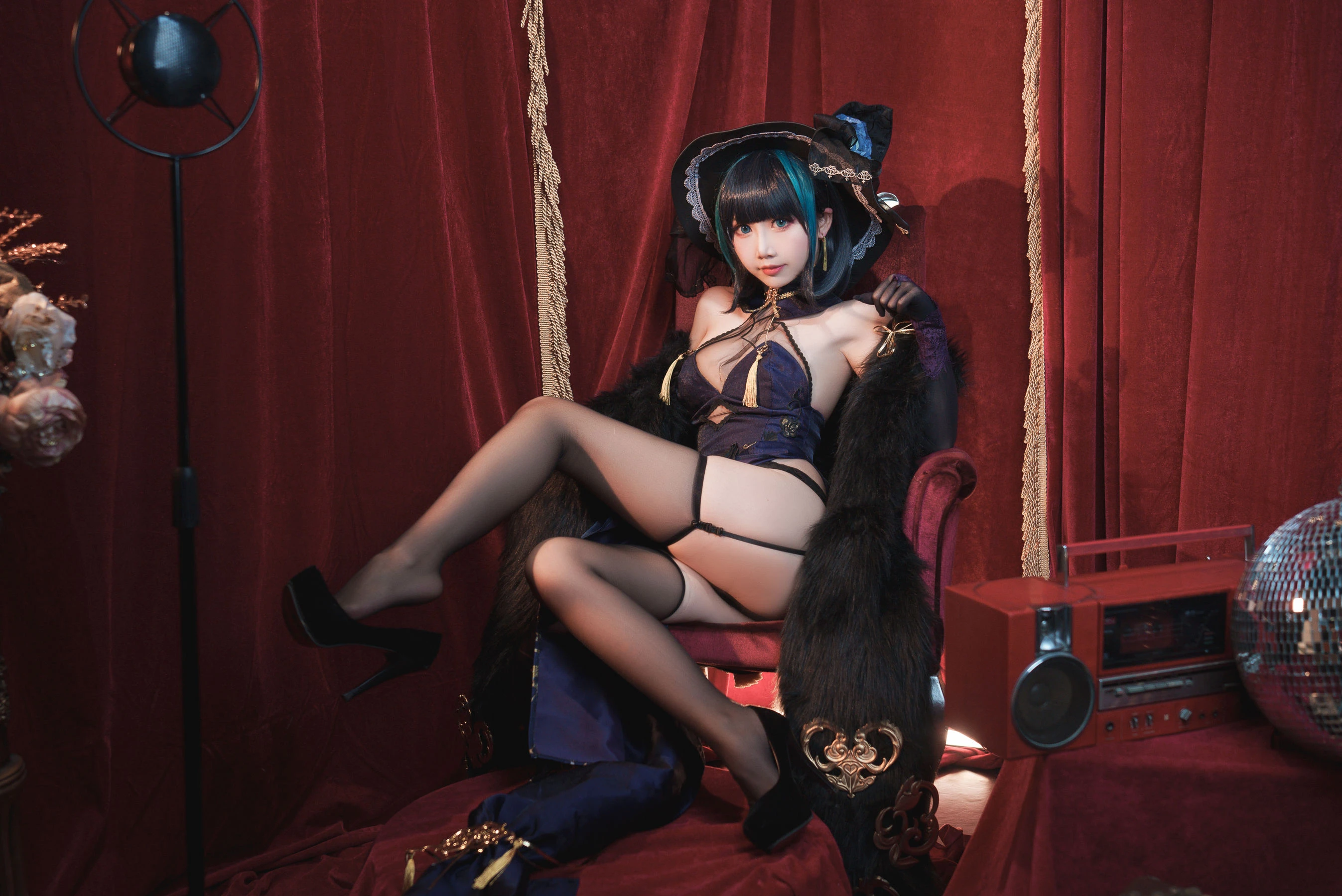 [Showgirl]謝思雨謝思雨甜美魅力美圖大賞：室內大圖美圖演繹翹臀誘惑美學 - 17