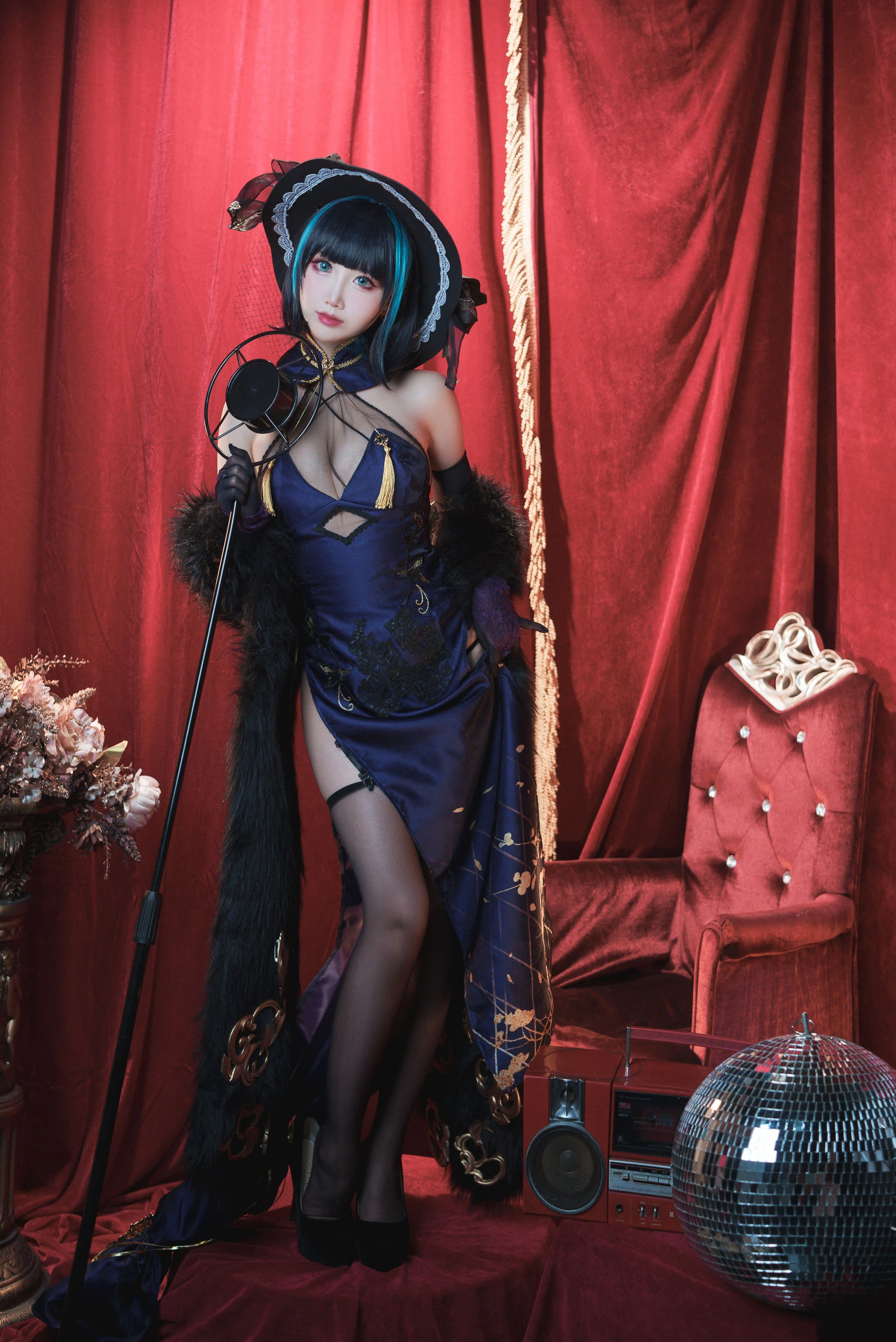 [Showgirl]謝思雨謝思雨甜美魅力美圖大賞：室內大圖美圖演繹翹臀誘惑美學 - 8