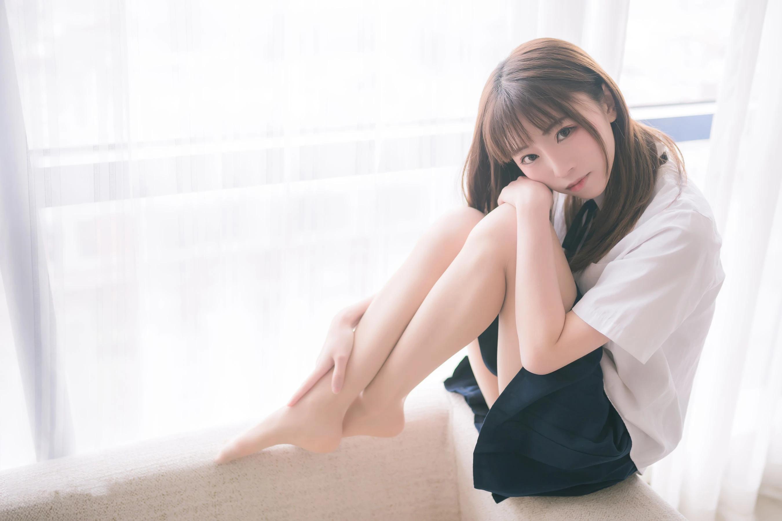 [主播]梁思雨梁思雨街拍超清寫真：魅惑氣質釋放美胸誘惑凸顯寫真大片 - 44