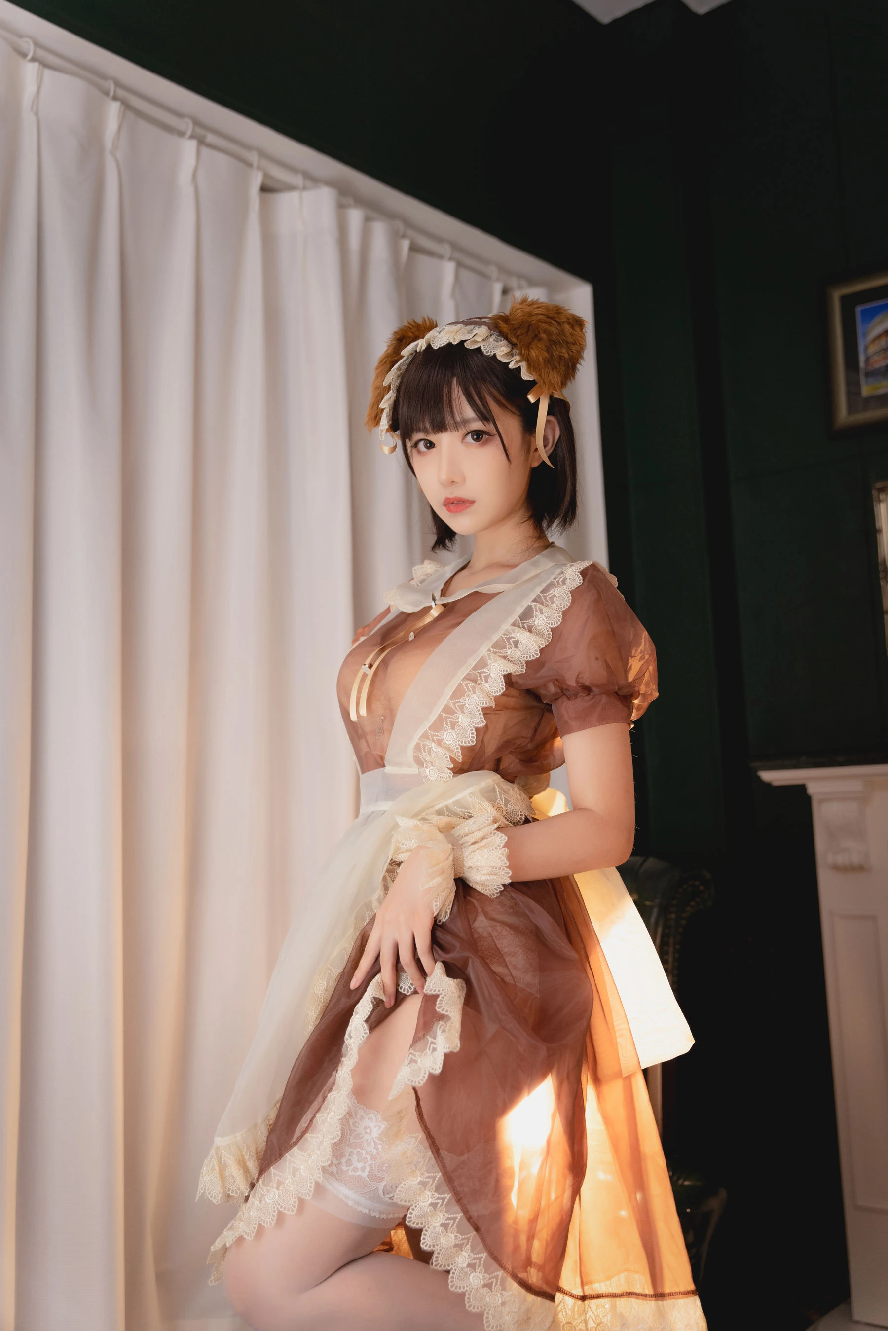 [藝人]謝雨靜戶外大圖作品珍藏：謝雨靜優雅演繹美胸完美格調詮釋寫真藝術 - 17