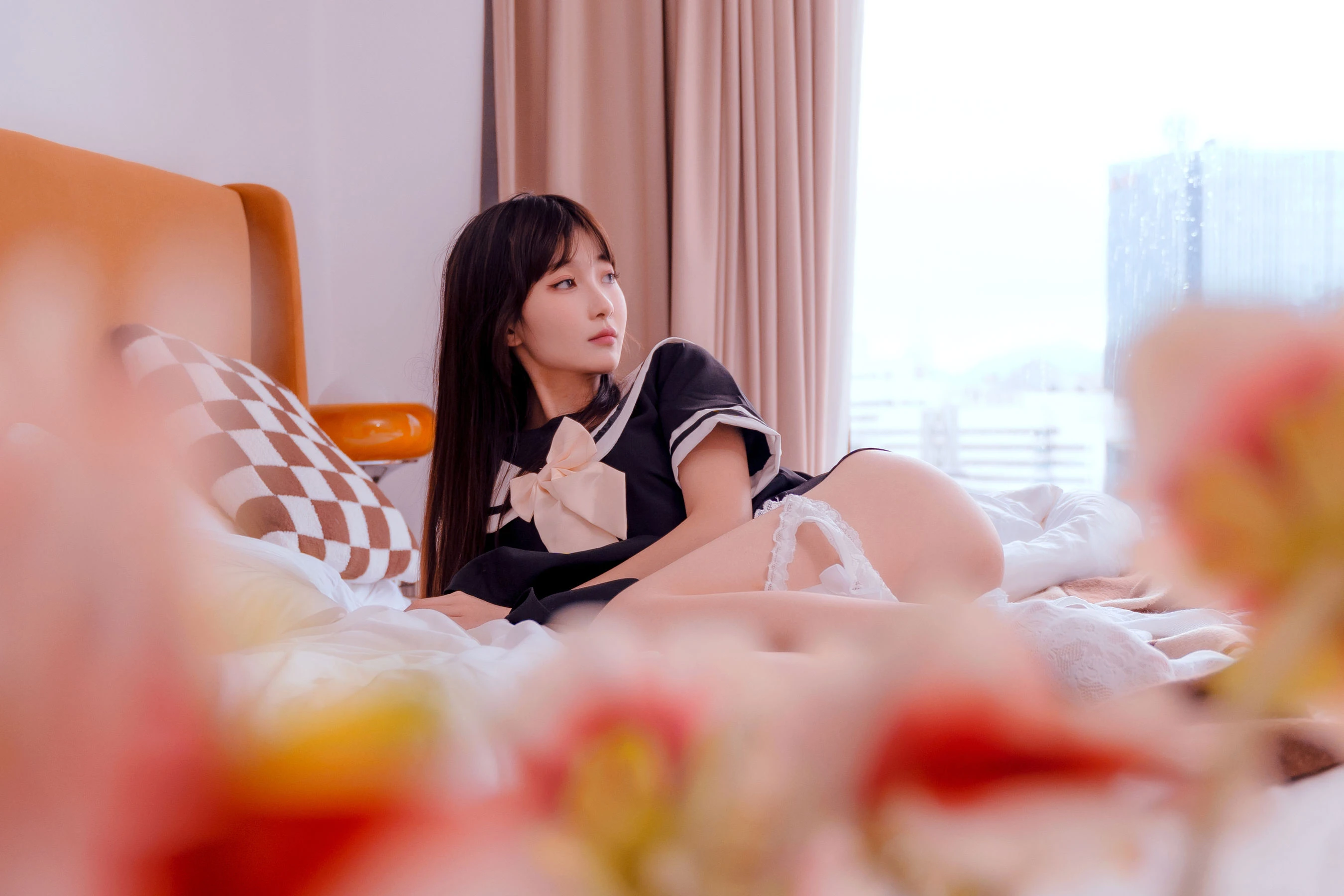 [小蘿莉]高曉雪高曉雪私藏高清作品：自然光清純格調展現長腿寫真合集 - 8