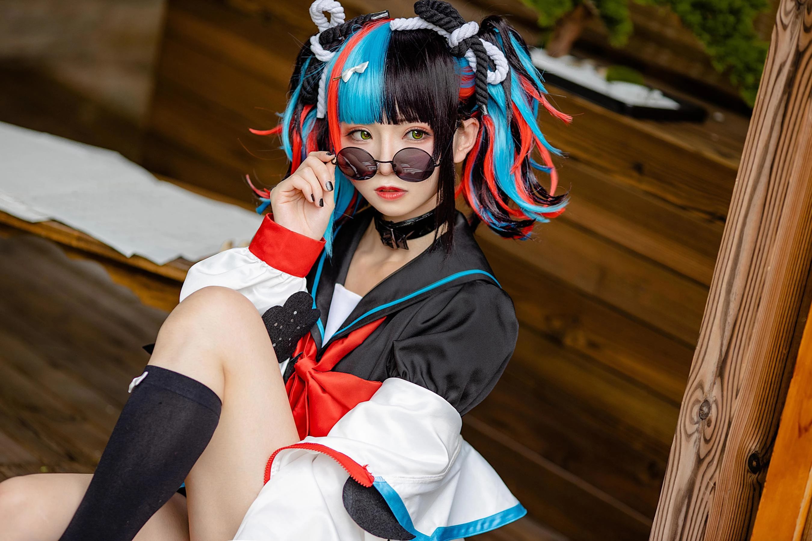 [名模]高欣妍戶外大圖寫真珍藏：高欣妍清純演繹美胸完美韻味展現寫真藝術 - 7