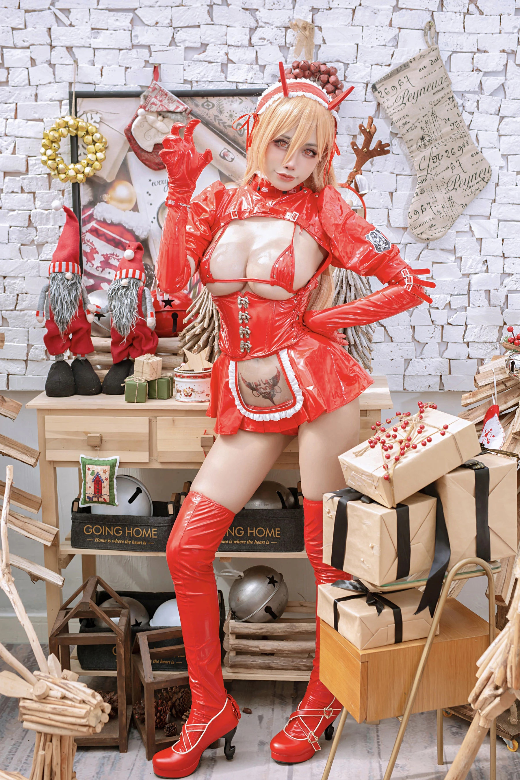 [正妹]張曉雪張曉雪私藏超清大片：寫真館甜美韻味彰顯長腿寫真合集 - 1