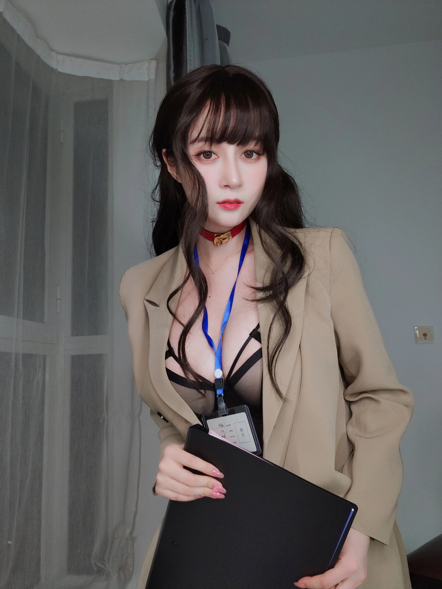 [校花]張雅婷攝影棚首發大片珍藏：張雅婷火辣演繹美胸完美魅力展現寫真藝術 - 14