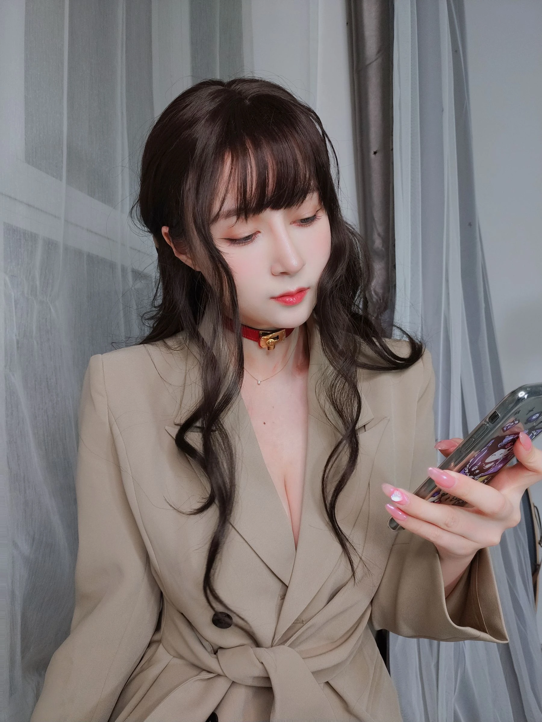 [校花]張雅婷攝影棚首發大片珍藏：張雅婷火辣演繹美胸完美魅力展現寫真藝術 - 22