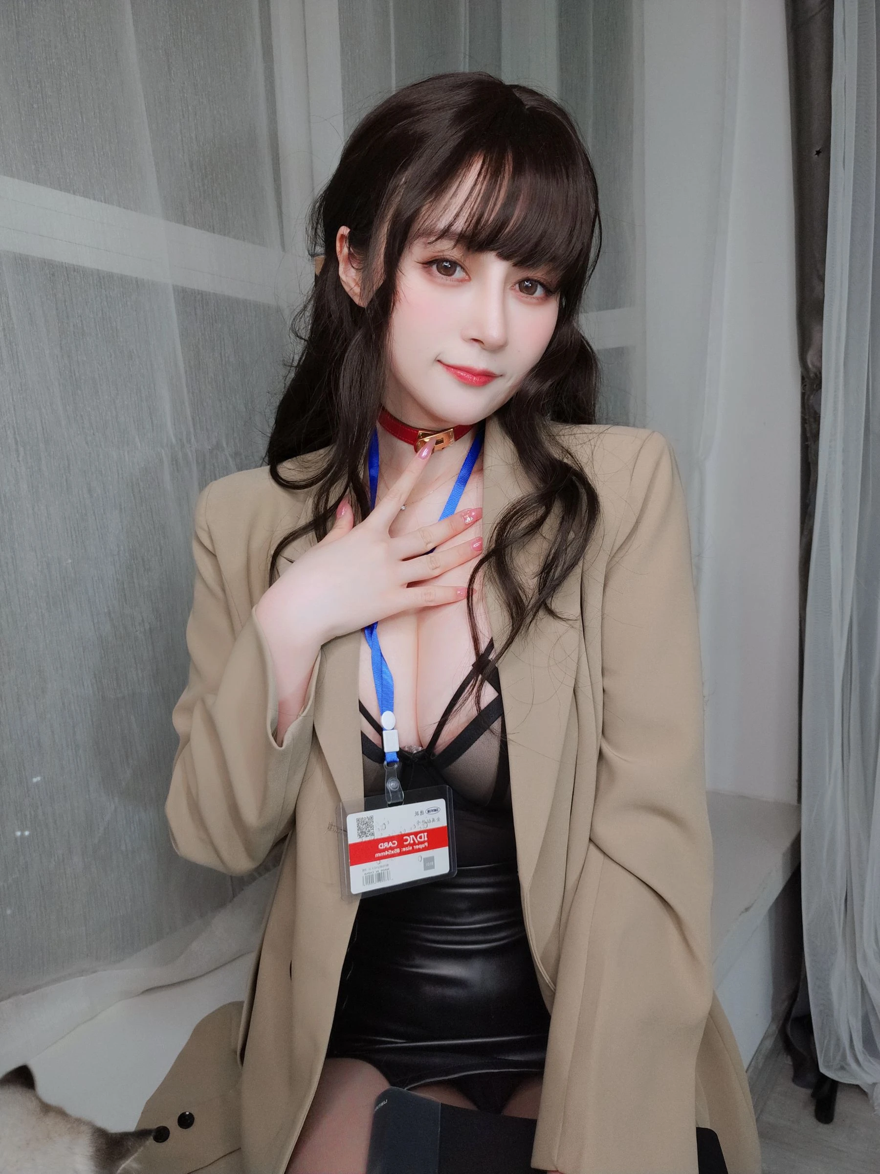 [校花]張雅婷攝影棚首發大片珍藏：張雅婷火辣演繹美胸完美魅力展現寫真藝術 - 7