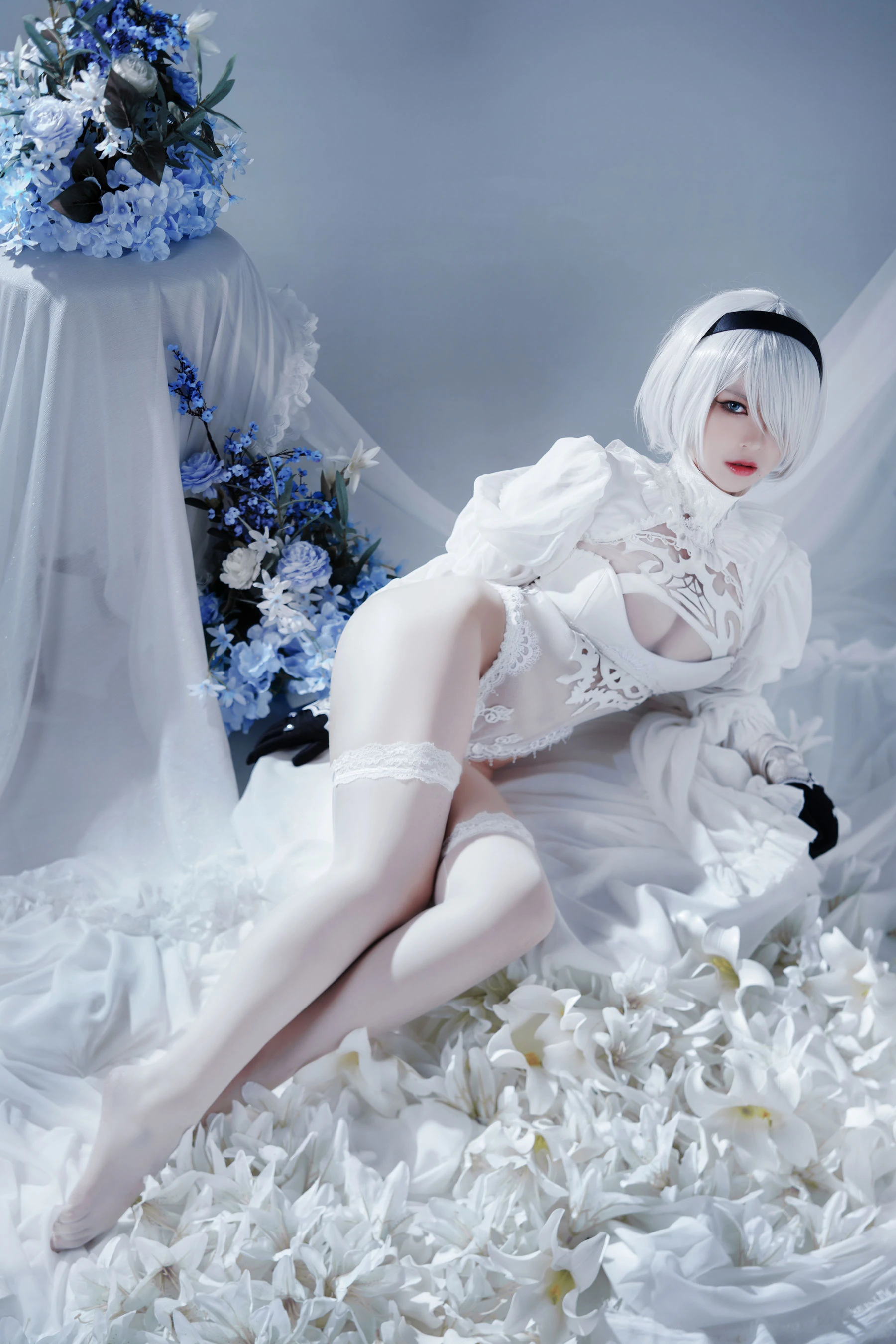 [護士]韓詩琪獨家美圖作品：攝影棚攝影甜美展現韓詩琪身材曲線魅力綻放寫真集 - 1