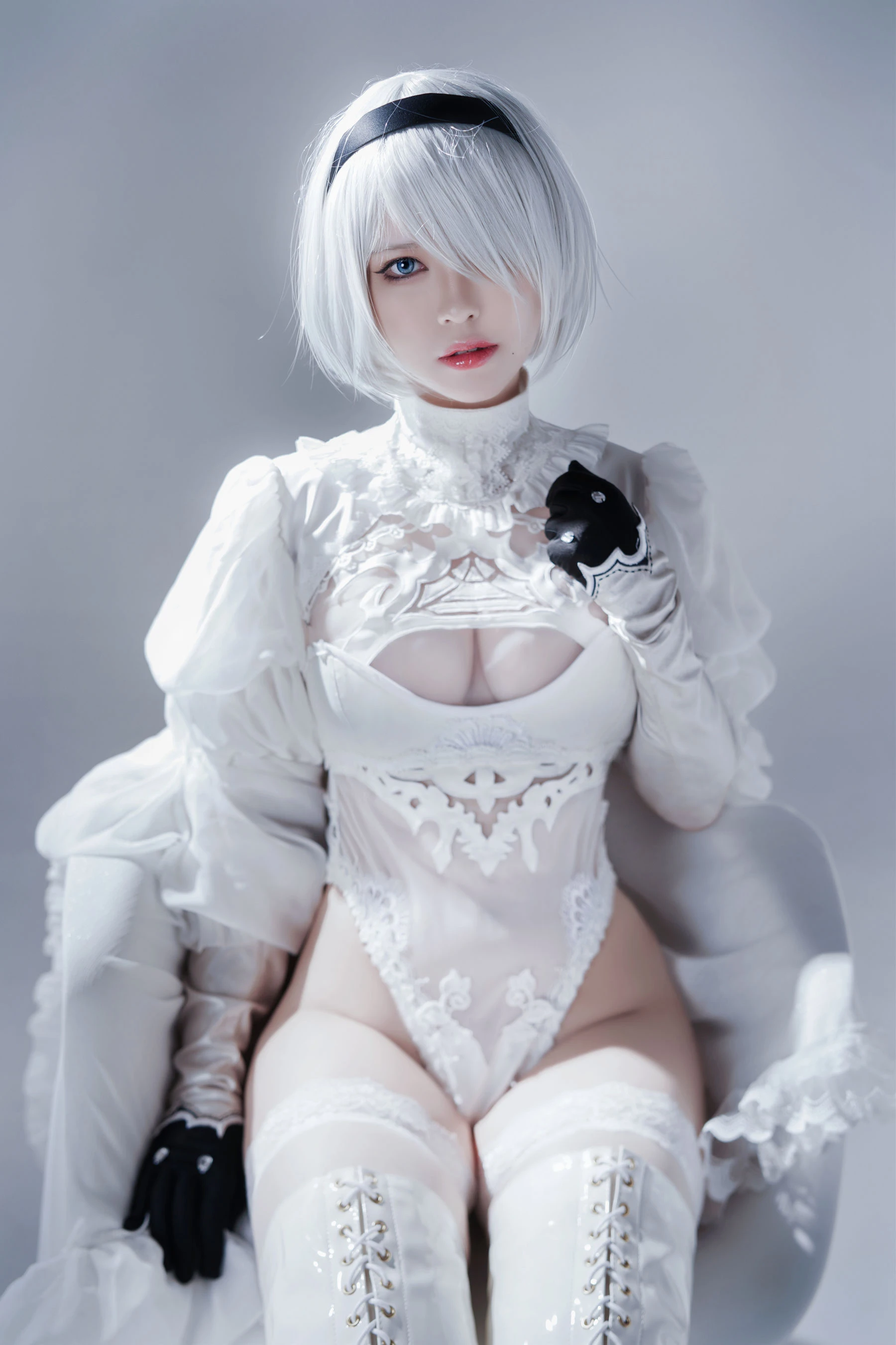 [護士]韓詩琪獨家美圖作品：攝影棚攝影甜美展現韓詩琪身材曲線魅力綻放寫真集 - 37