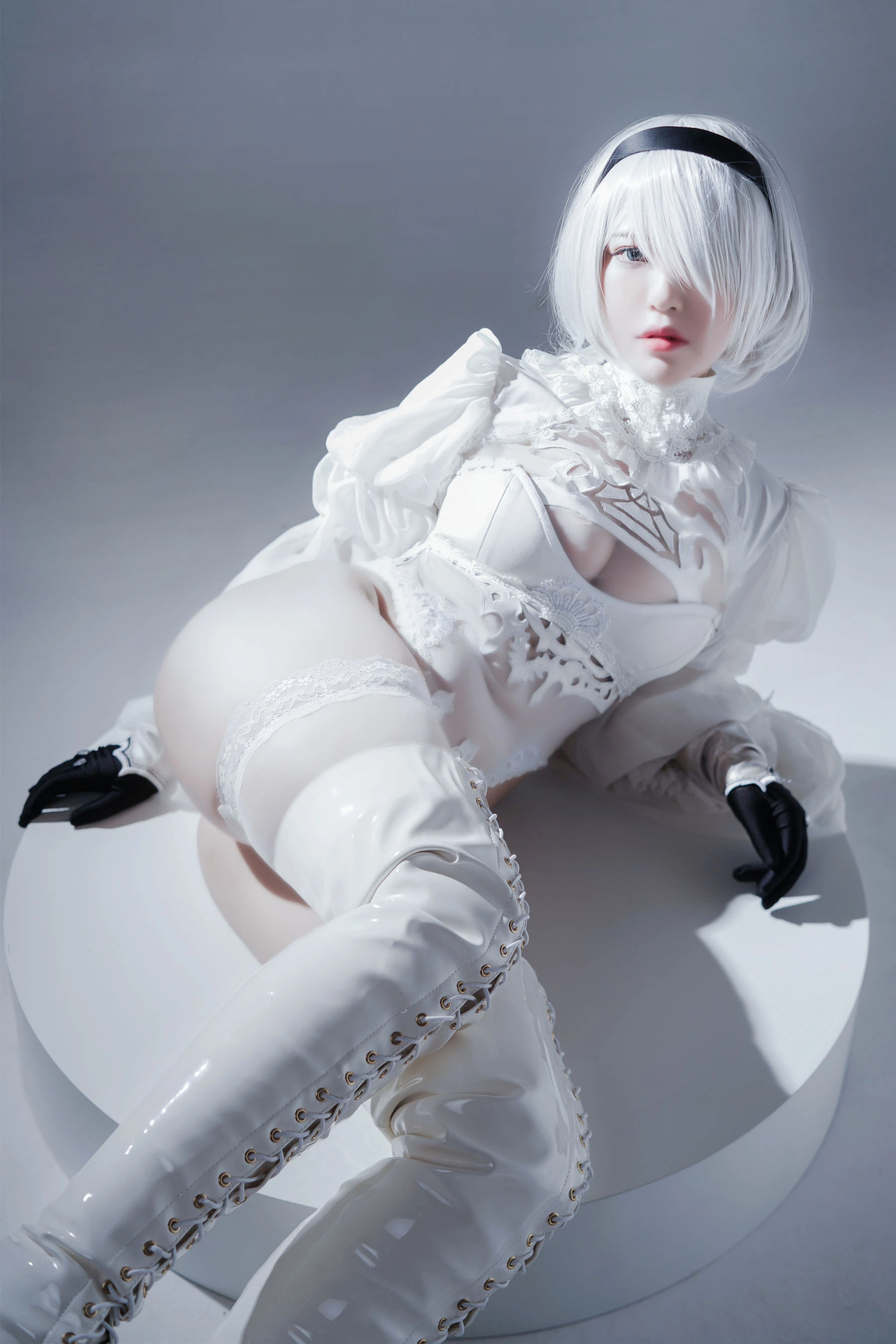[護士]韓詩琪獨家美圖作品：攝影棚攝影甜美展現韓詩琪身材曲線魅力綻放寫真集 - 40