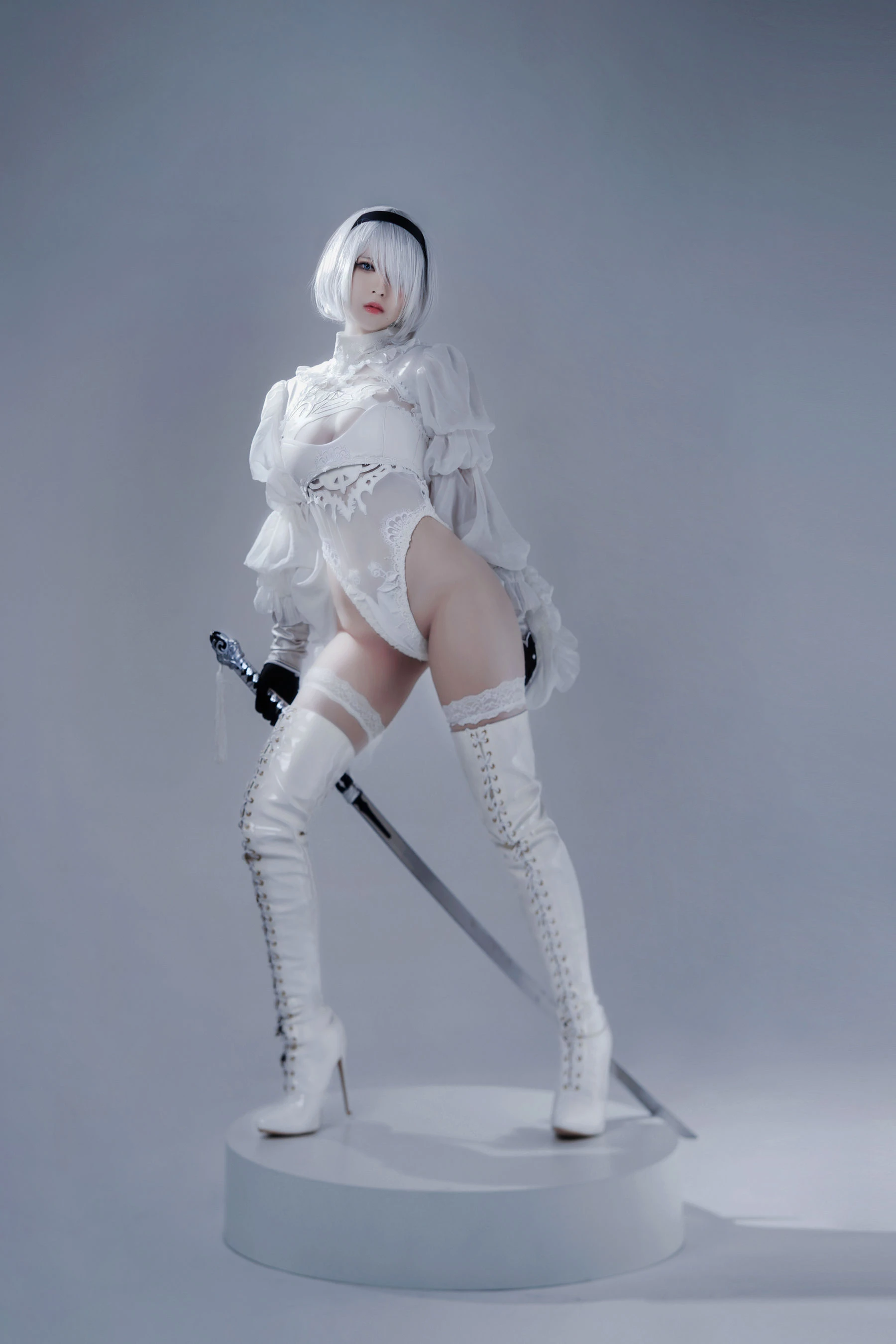 [護士]韓詩琪獨家美圖作品：攝影棚攝影甜美展現韓詩琪身材曲線魅力綻放寫真集 - 45