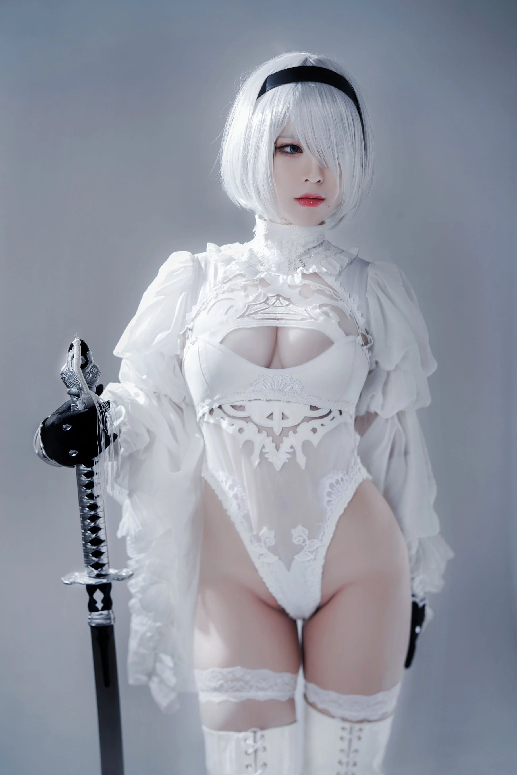 [護士]韓詩琪獨家美圖作品：攝影棚攝影甜美展現韓詩琪身材曲線魅力綻放寫真集 - 50