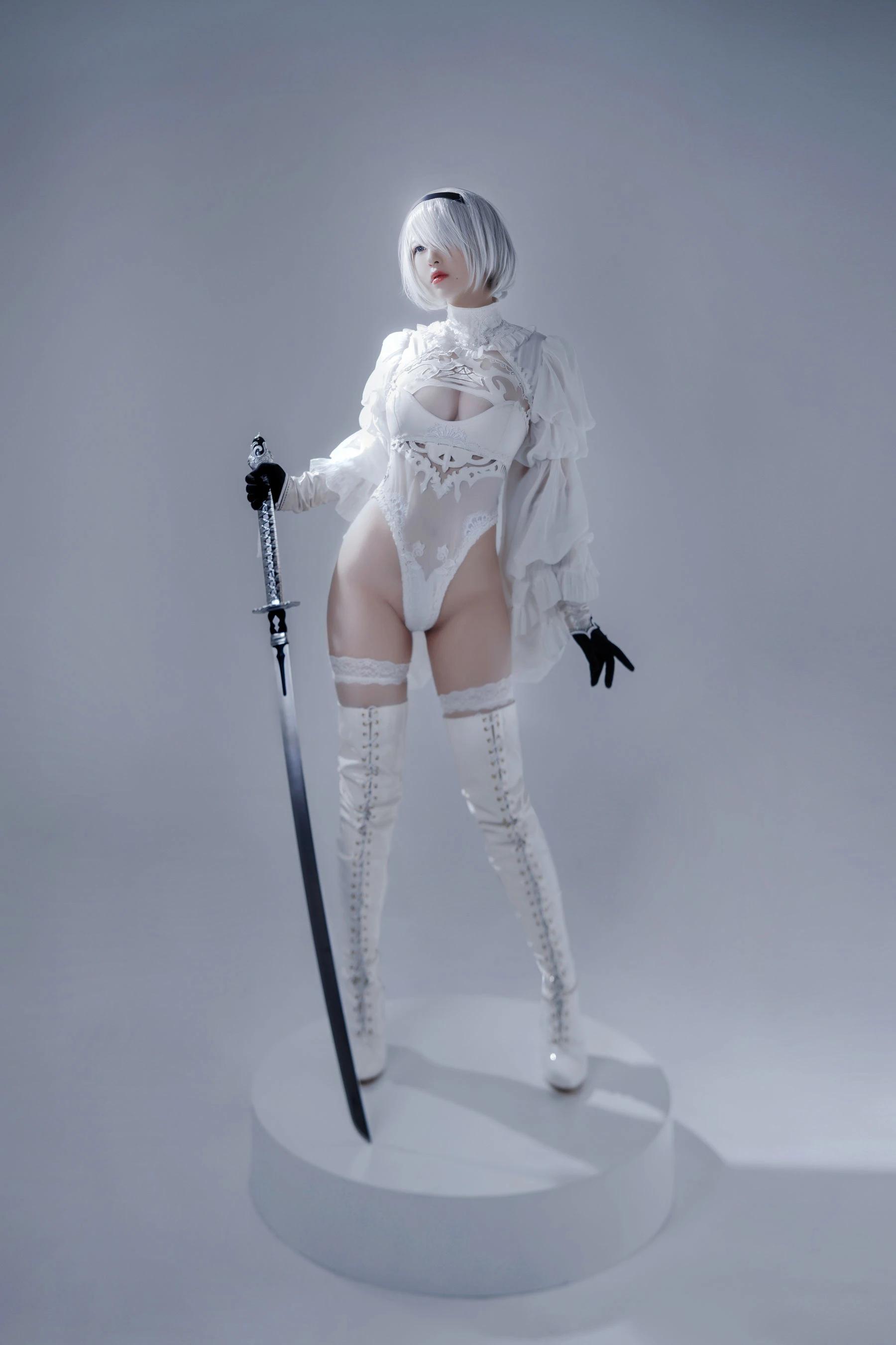 [護士]韓詩琪獨家美圖作品：攝影棚攝影甜美展現韓詩琪身材曲線魅力綻放寫真集 - 51