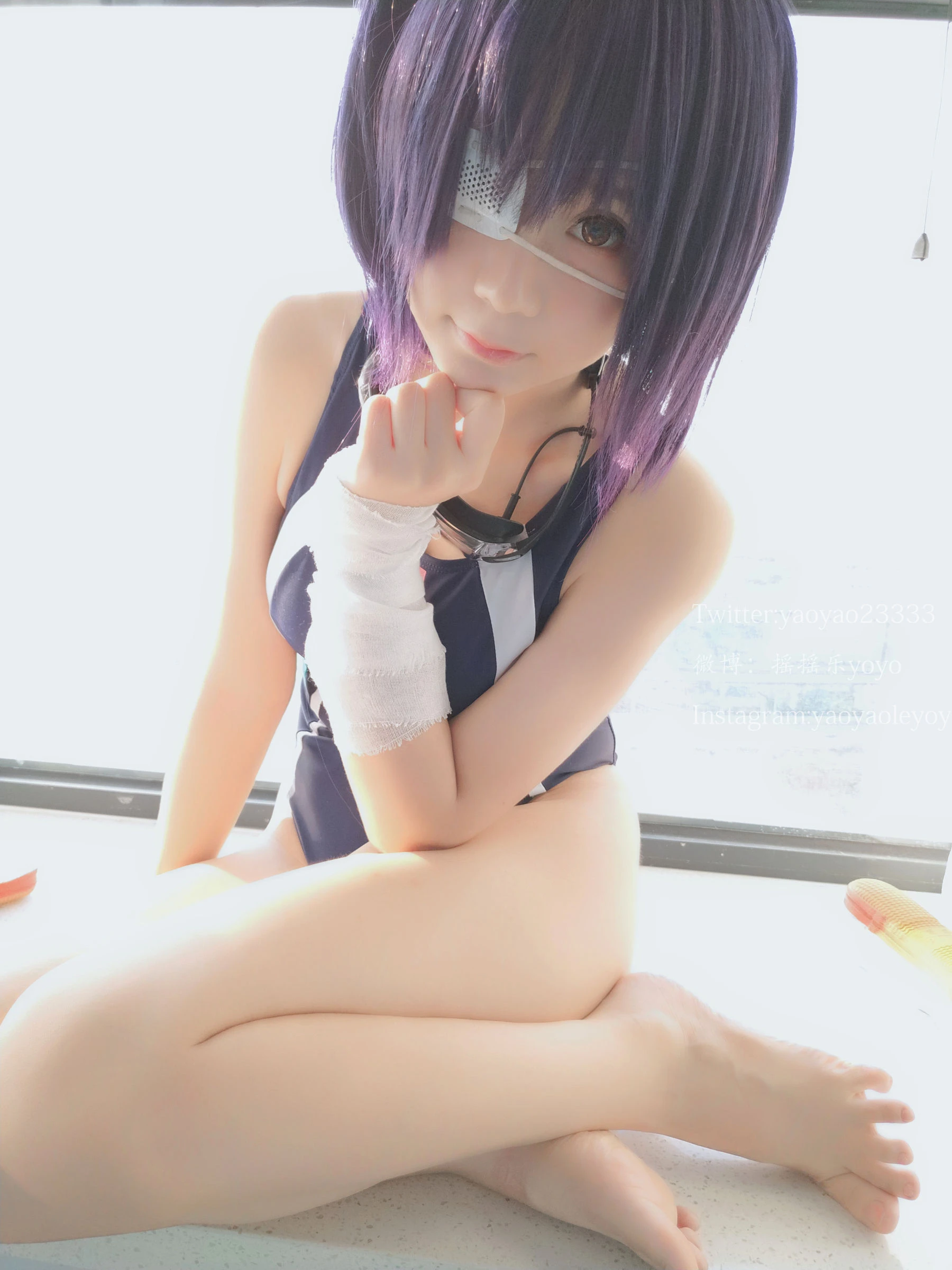 [護士]何子萱自然光高清圖集珍藏：何子萱甜美演繹美腿完美神韻凸顯寫真藝術 - 112