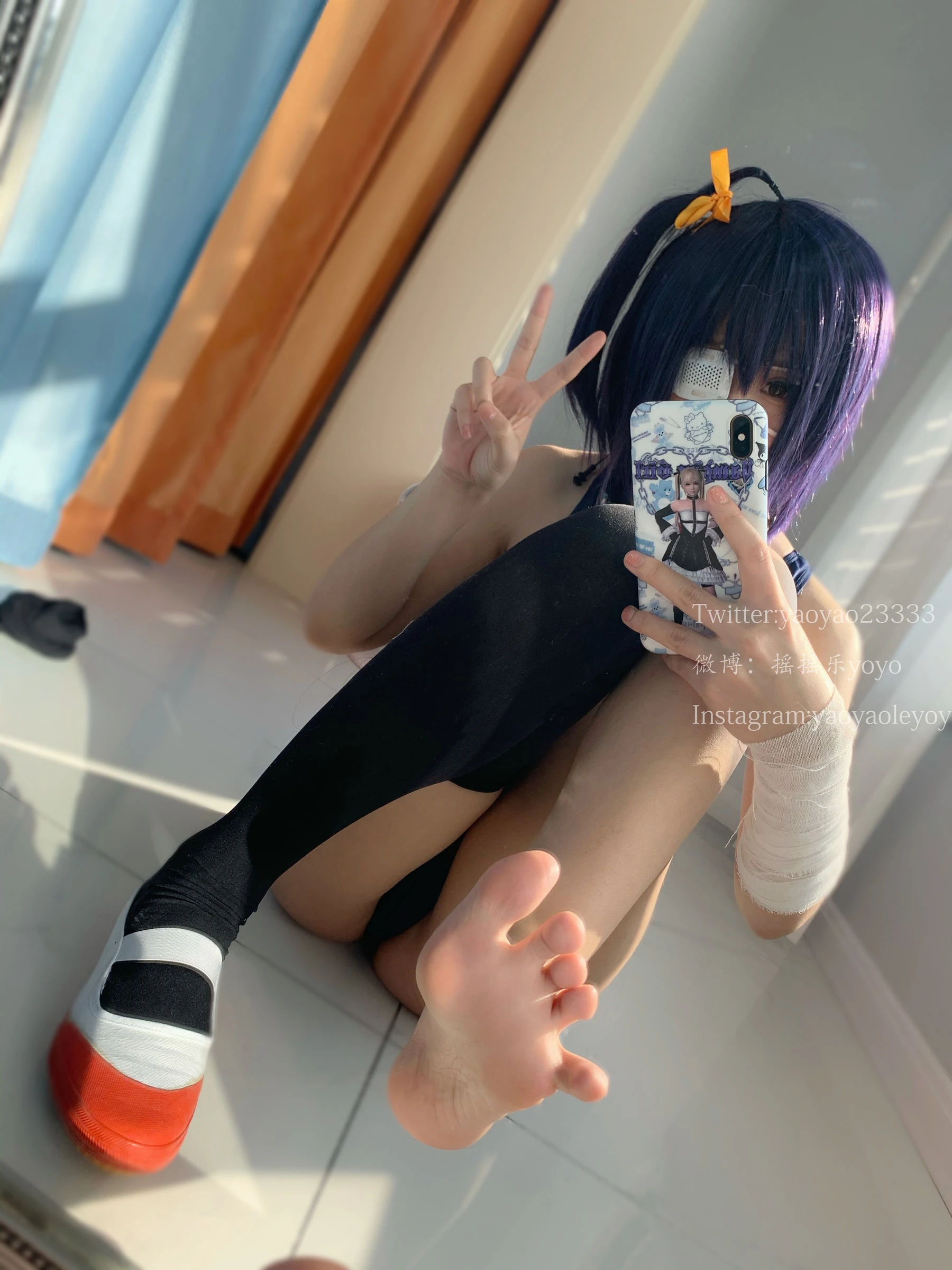 [護士]何子萱自然光高清圖集珍藏：何子萱甜美演繹美腿完美神韻凸顯寫真藝術 - 26