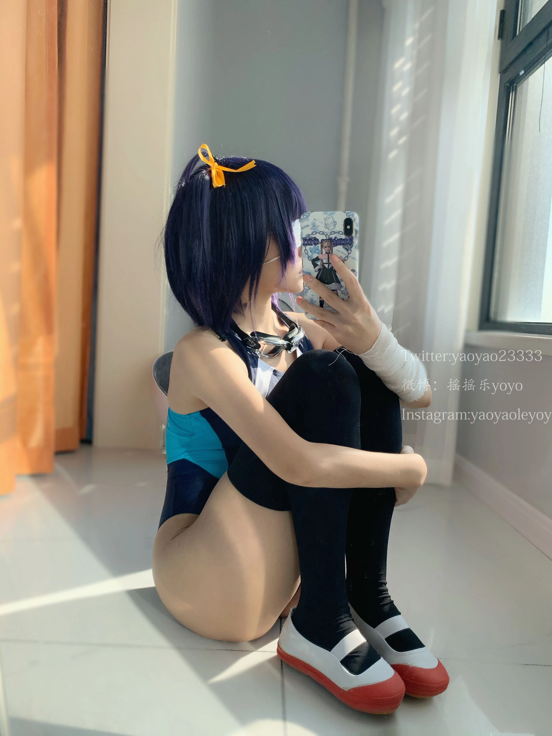 [護士]何子萱自然光高清圖集珍藏：何子萱甜美演繹美腿完美神韻凸顯寫真藝術 - 27