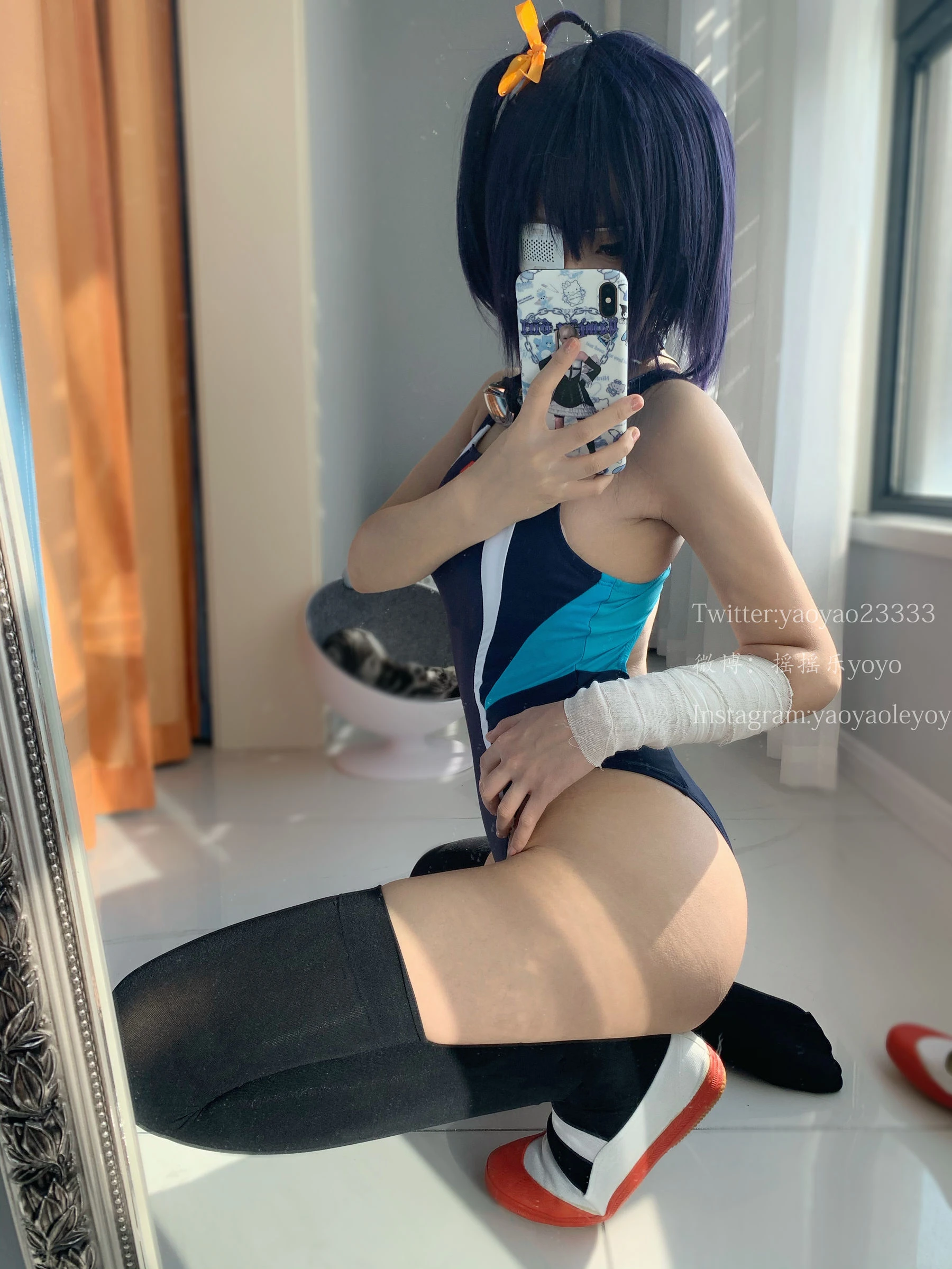 [護士]何子萱自然光高清圖集珍藏：何子萱甜美演繹美腿完美神韻凸顯寫真藝術 - 34