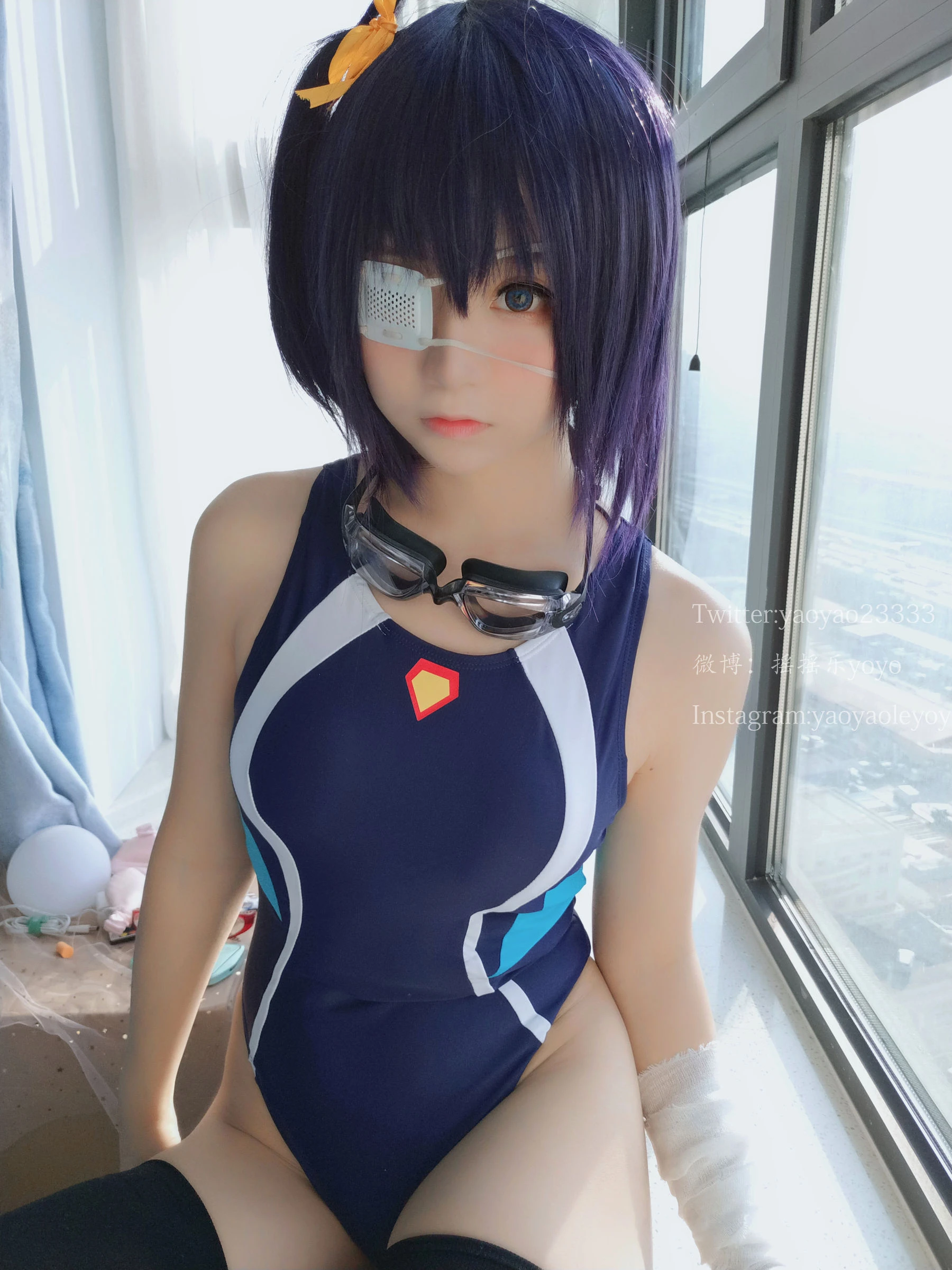 [護士]何子萱自然光高清圖集珍藏：何子萱甜美演繹美腿完美神韻凸顯寫真藝術 - 38