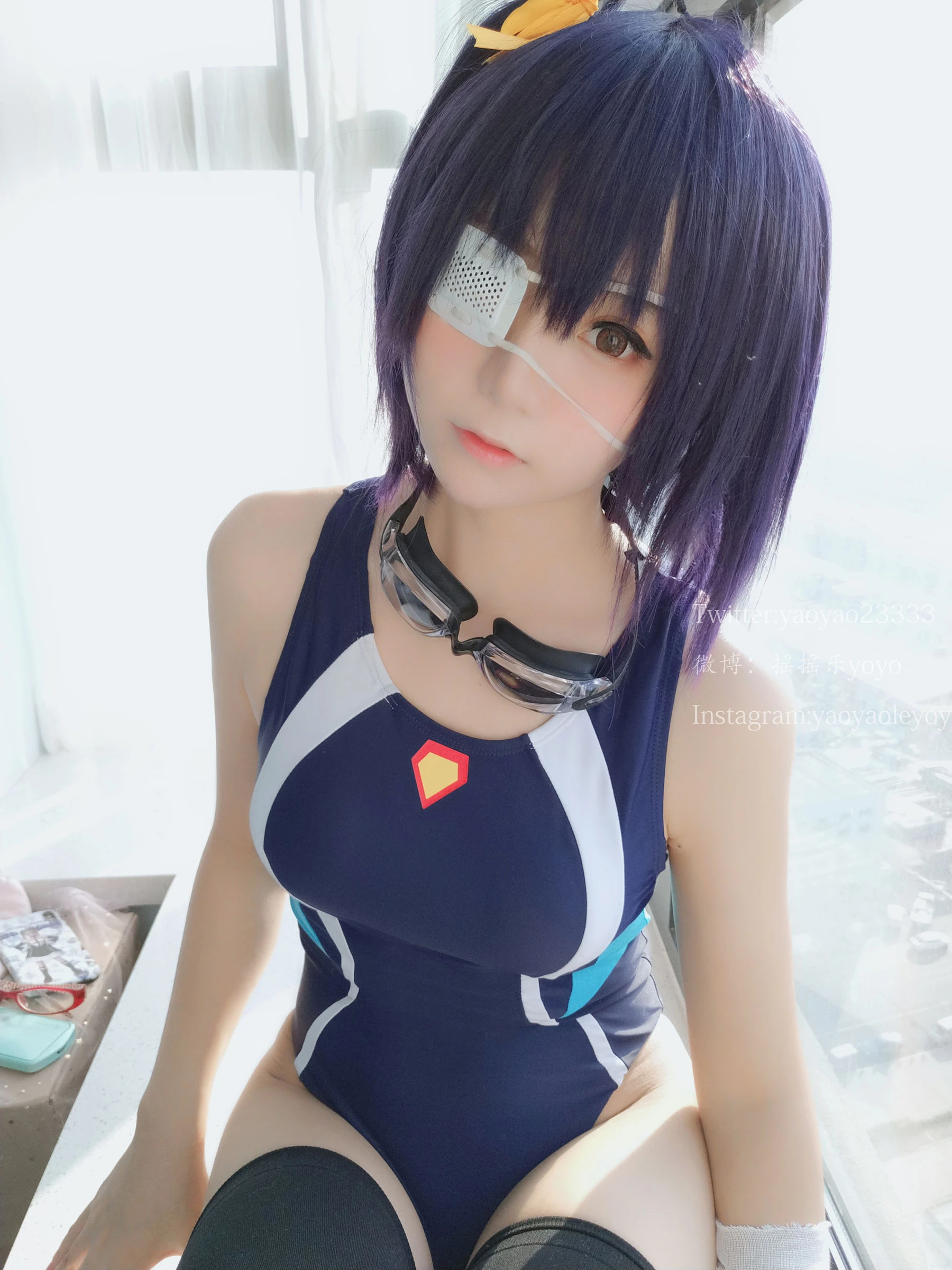 [護士]何子萱自然光高清圖集珍藏：何子萱甜美演繹美腿完美神韻凸顯寫真藝術 - 42