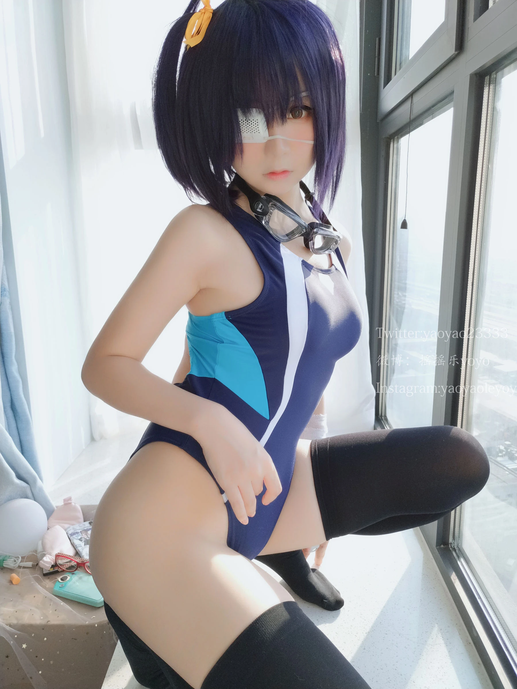 [護士]何子萱自然光高清圖集珍藏：何子萱甜美演繹美腿完美神韻凸顯寫真藝術 - 44