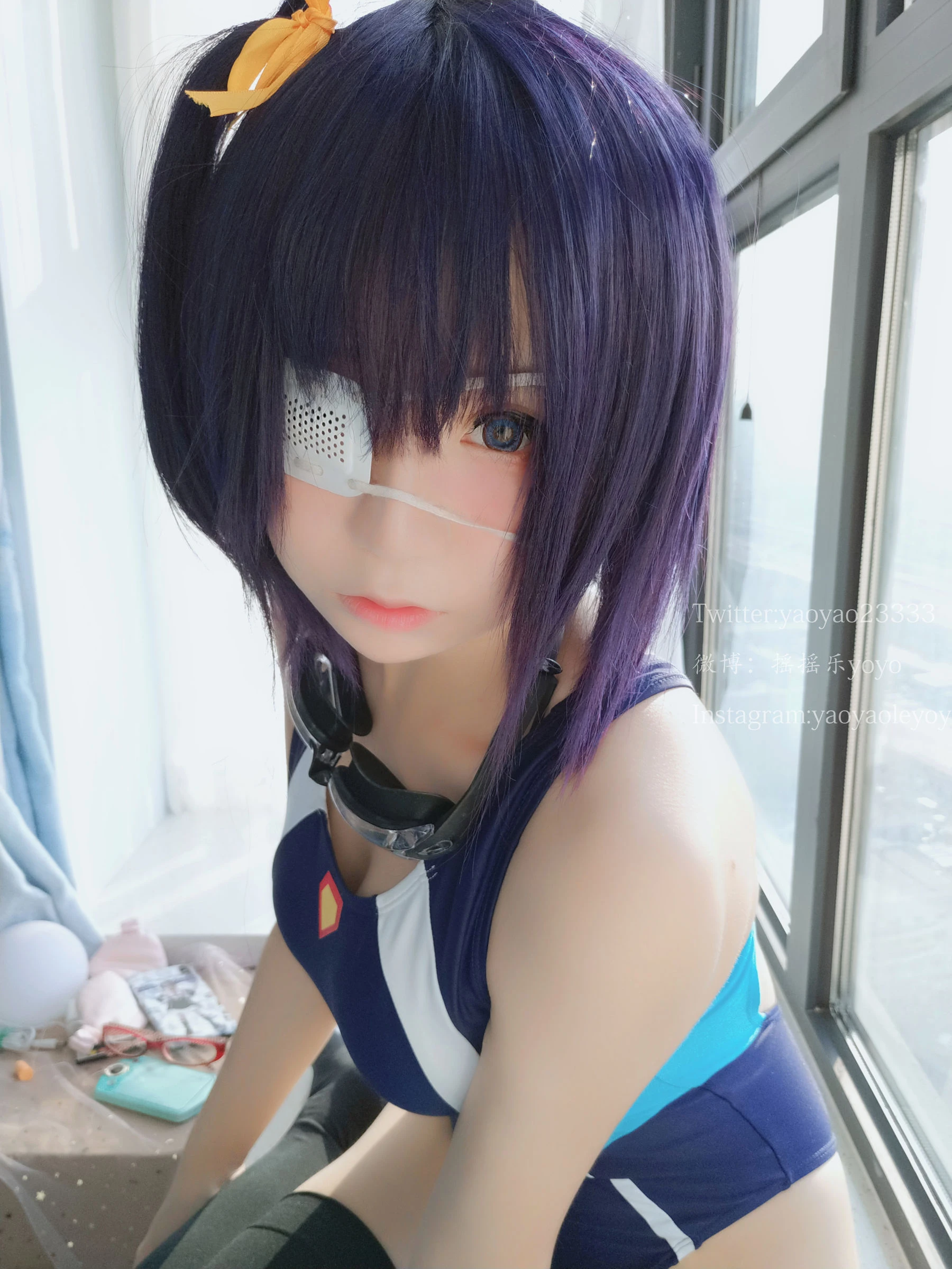 [護士]何子萱自然光高清圖集珍藏：何子萱甜美演繹美腿完美神韻凸顯寫真藝術 - 48
