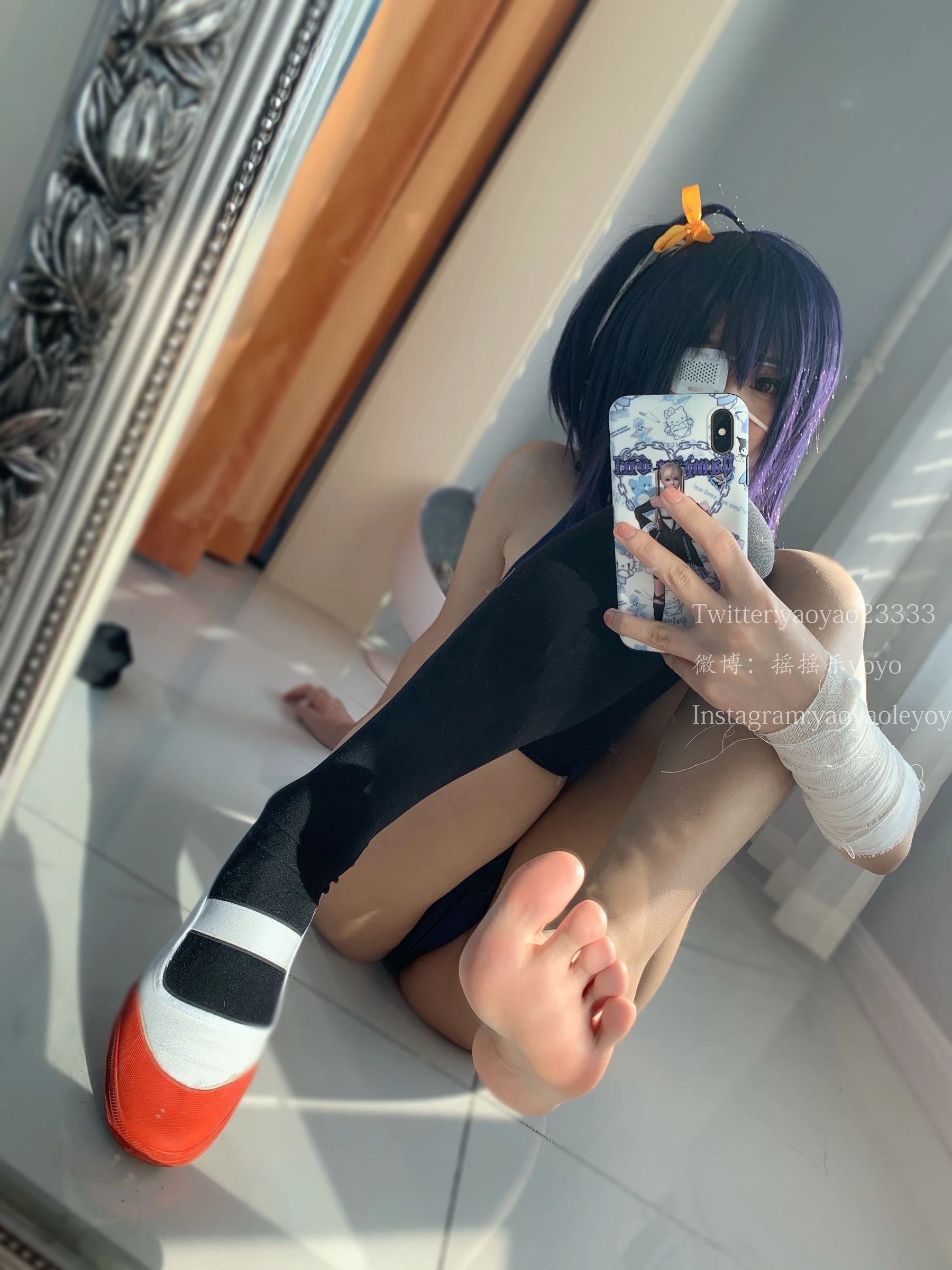 [護士]何子萱自然光高清圖集珍藏：何子萱甜美演繹美腿完美神韻凸顯寫真藝術 - 50