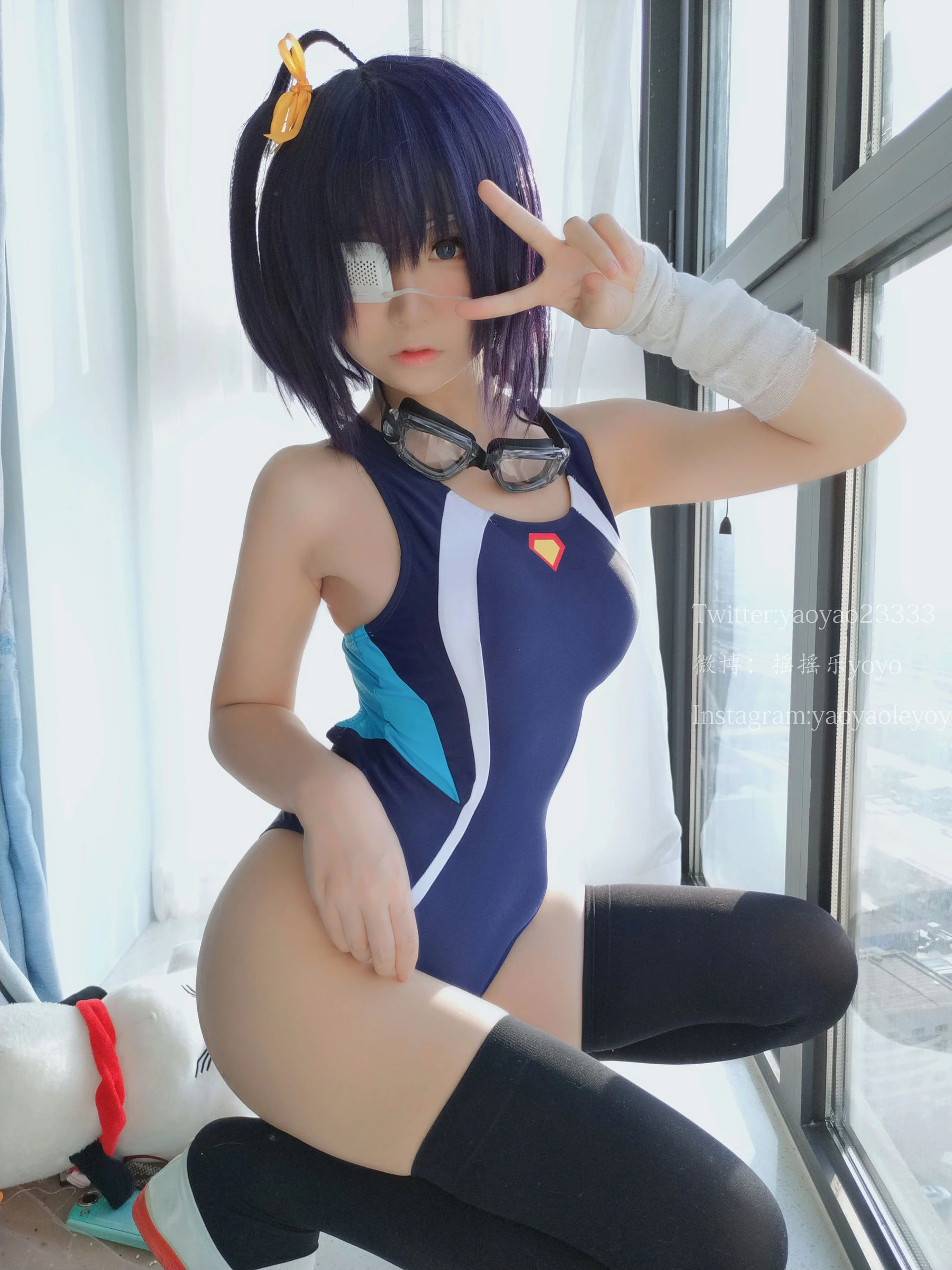 [護士]何子萱自然光高清圖集珍藏：何子萱甜美演繹美腿完美神韻凸顯寫真藝術 - 54