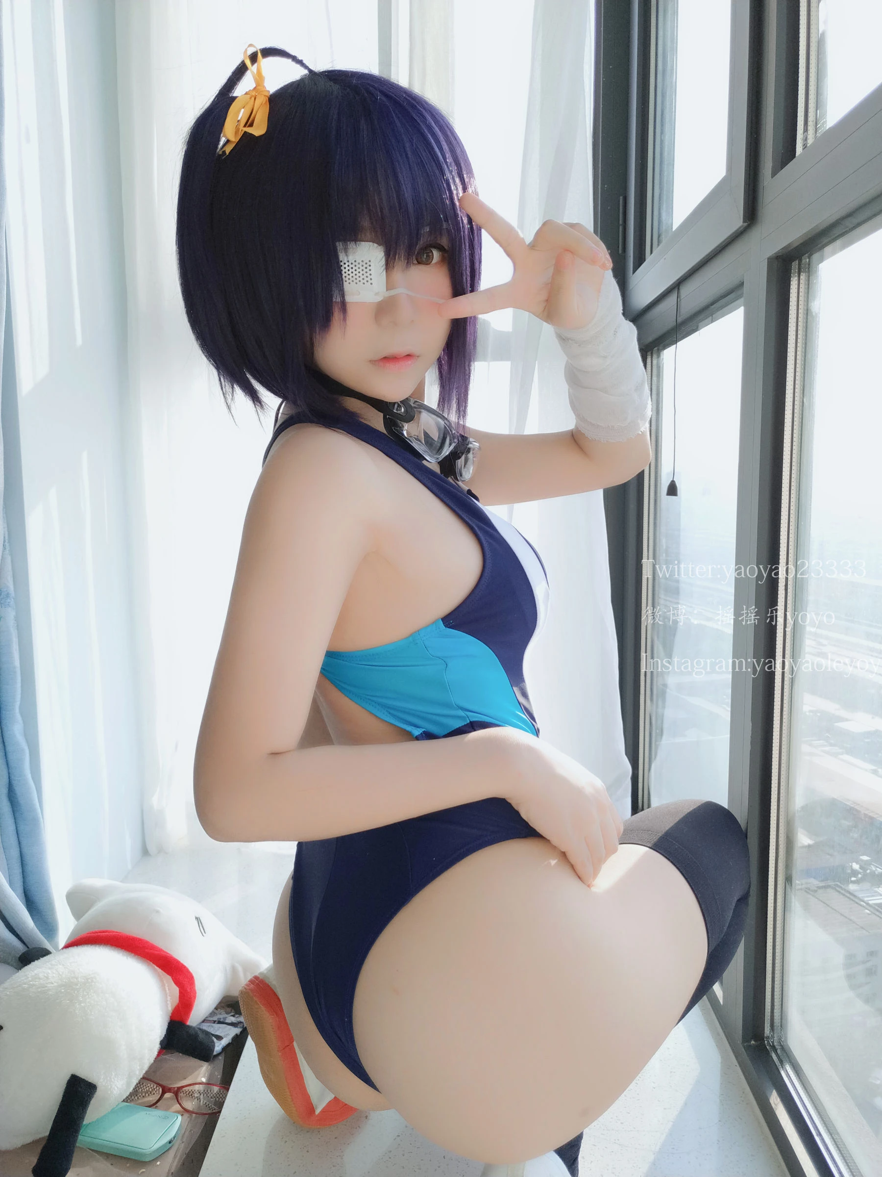 [護士]何子萱自然光高清圖集珍藏：何子萱甜美演繹美腿完美神韻凸顯寫真藝術 - 58