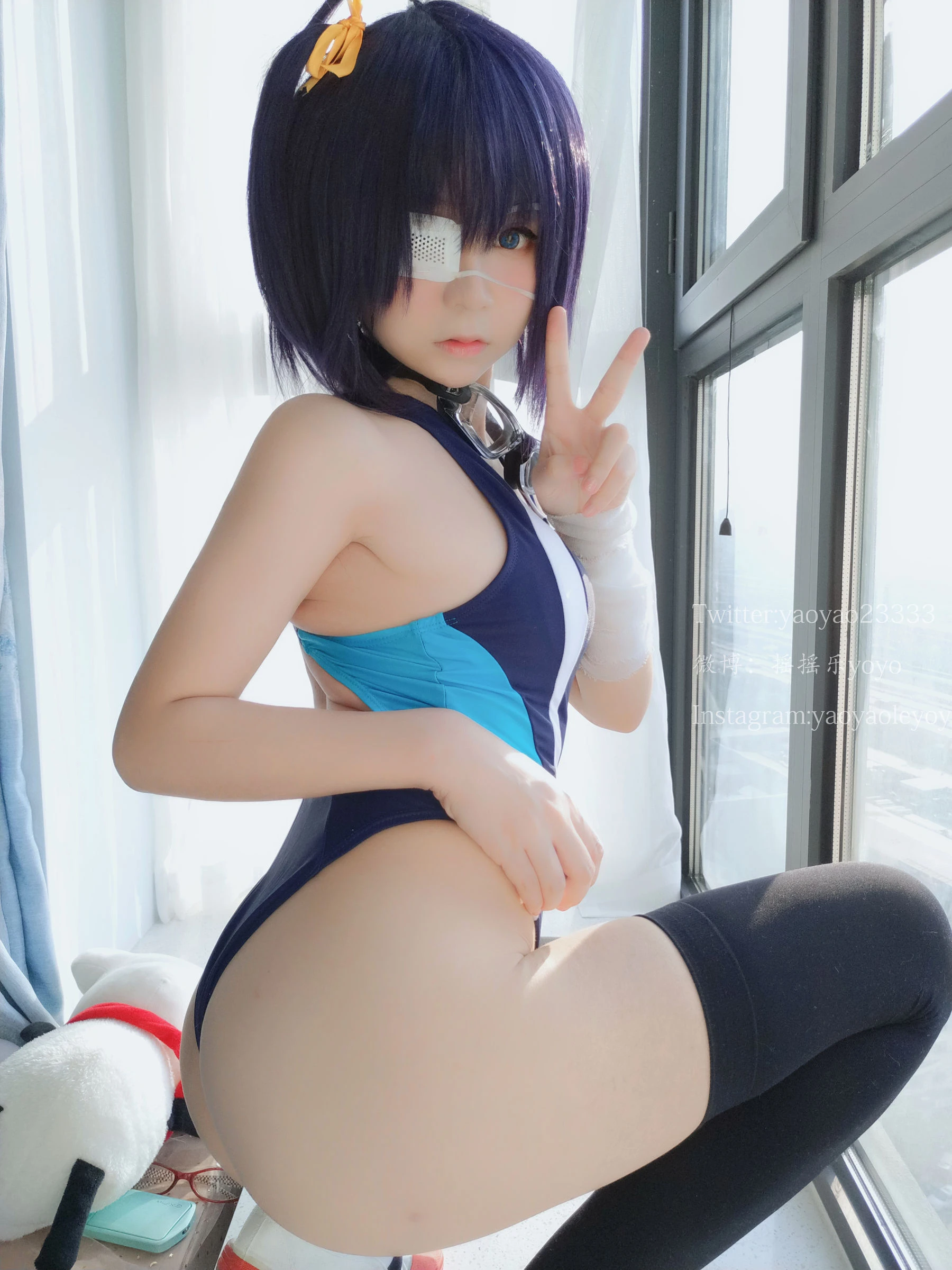 [護士]何子萱自然光高清圖集珍藏：何子萱甜美演繹美腿完美神韻凸顯寫真藝術 - 59