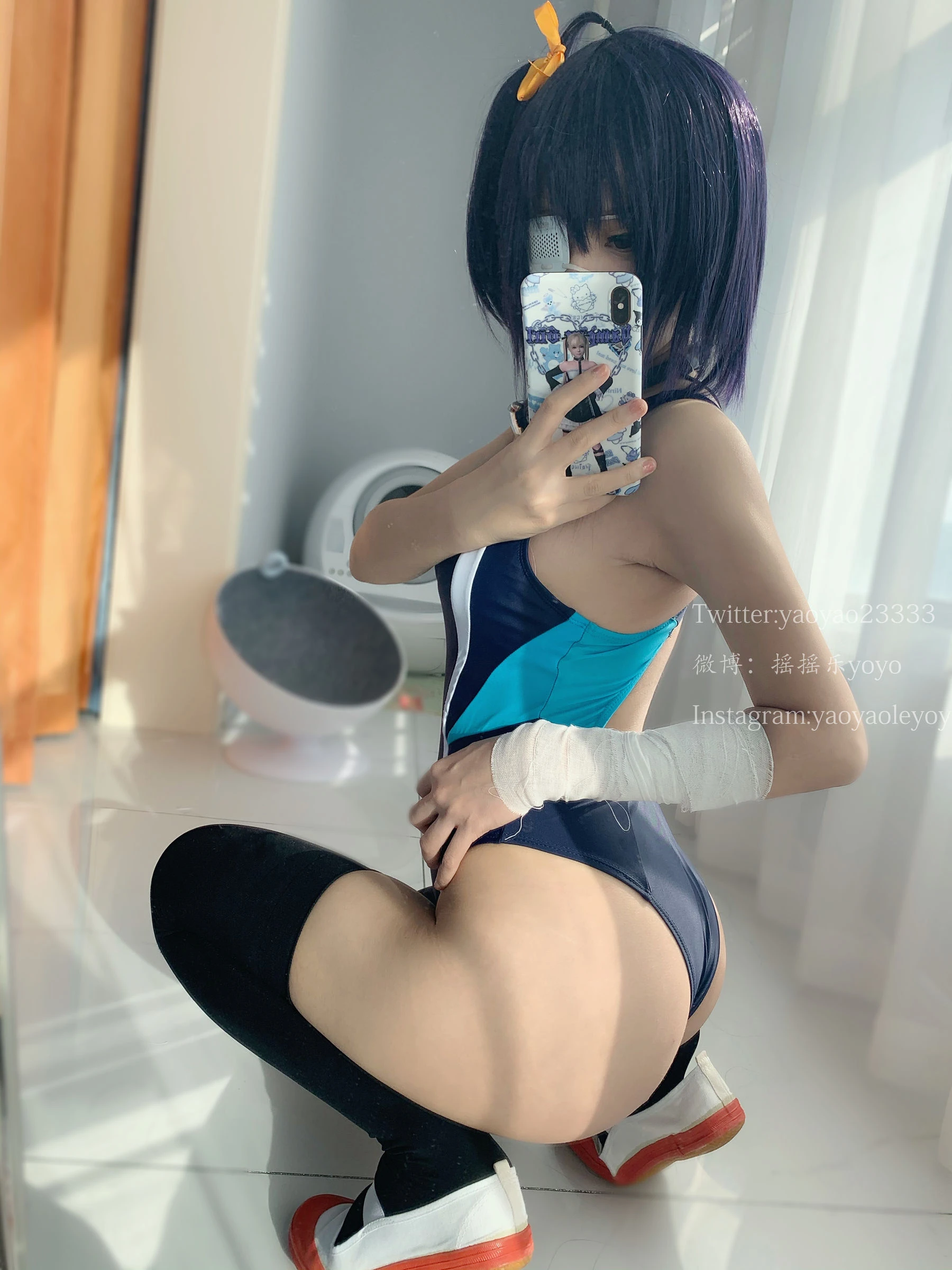 [護士]何子萱自然光高清圖集珍藏：何子萱甜美演繹美腿完美神韻凸顯寫真藝術 - 60
